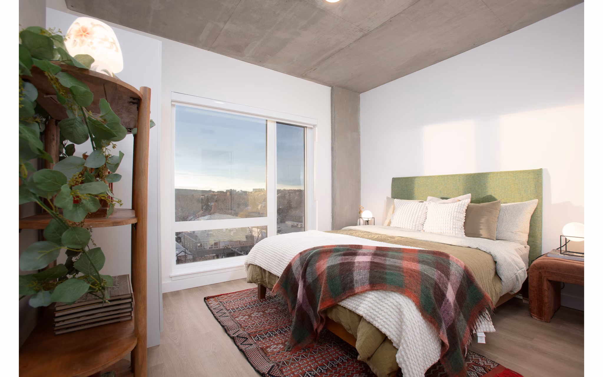 bedroom at HIVE Apartments