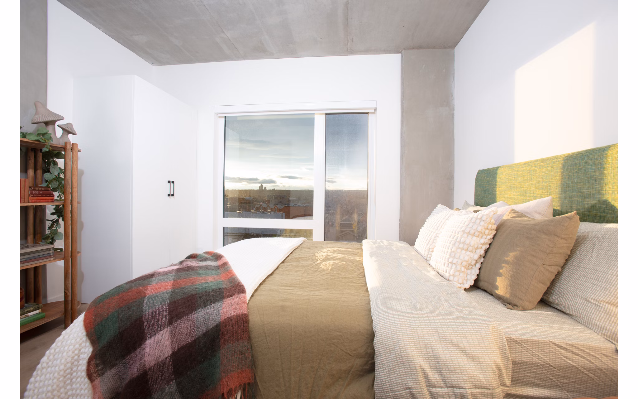 bedroom at HIVE Apartments