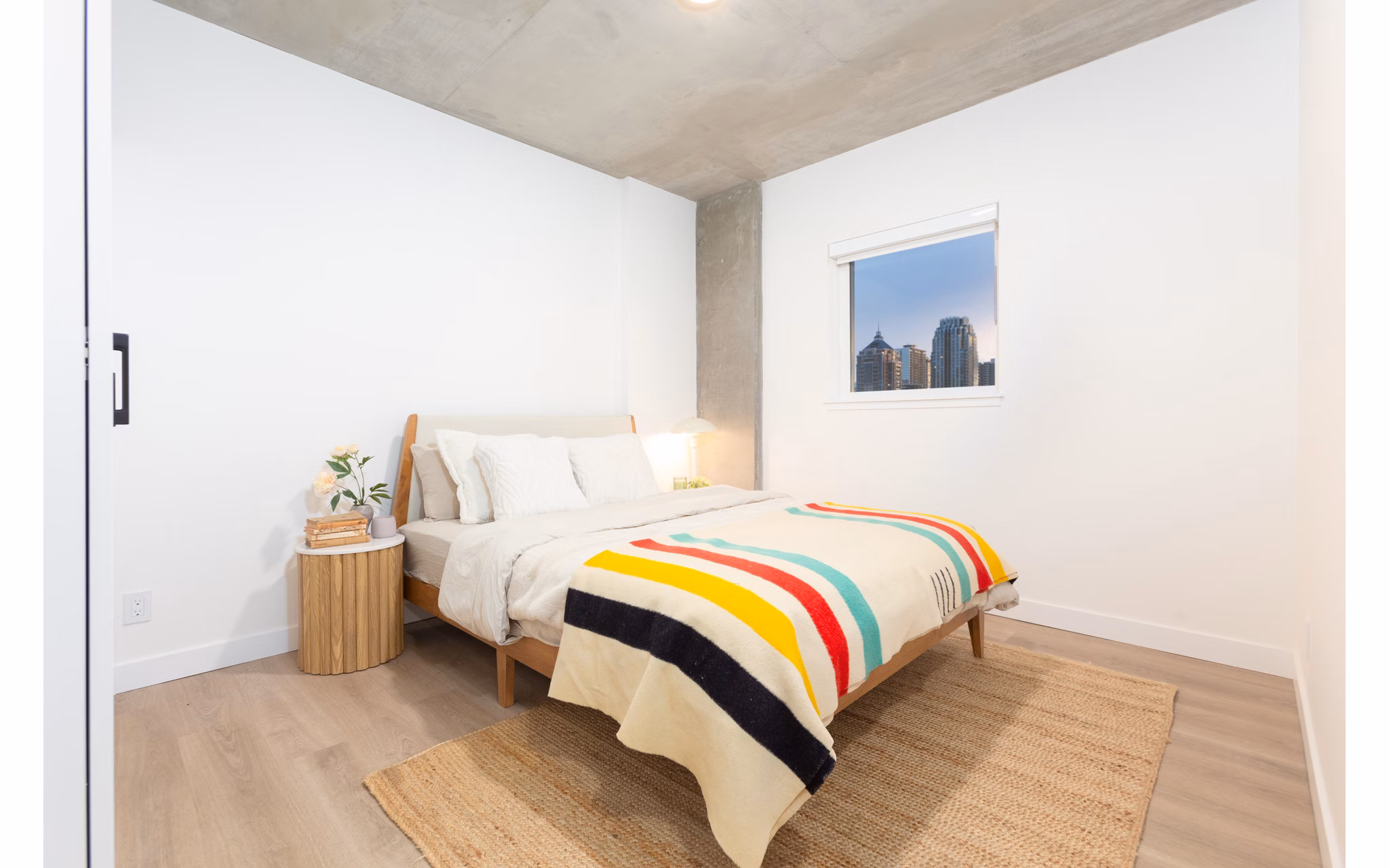bedroom at HIVE Apartments
