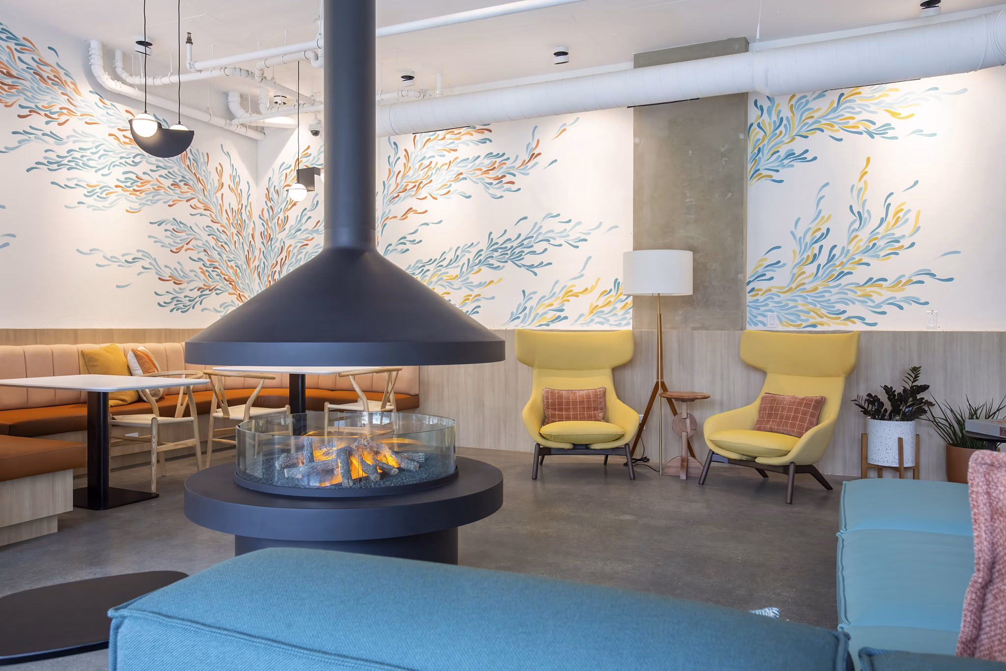 clubhouse at HIVE Apartments