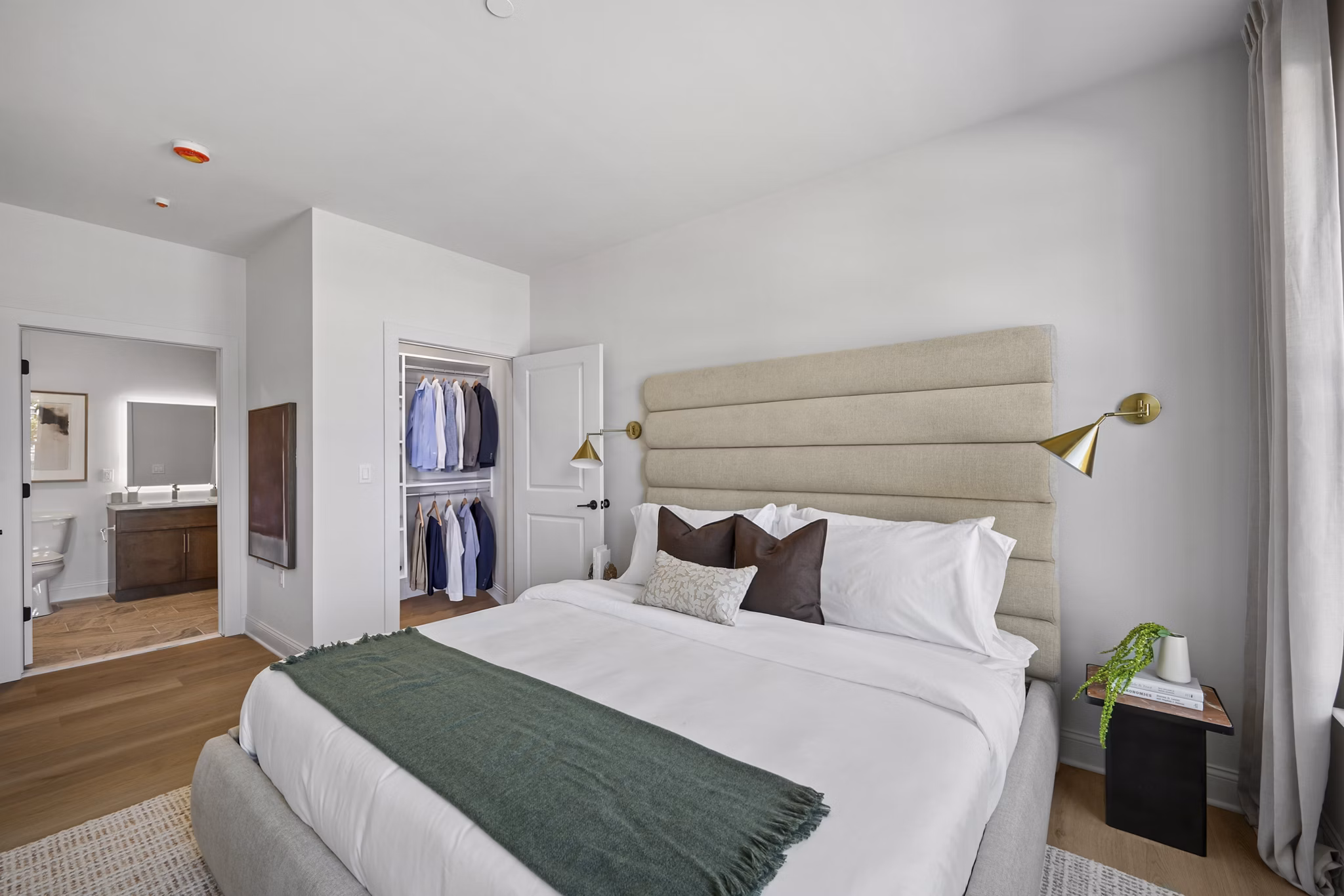 Bedroom at Cornerstone Kings Park Apartments