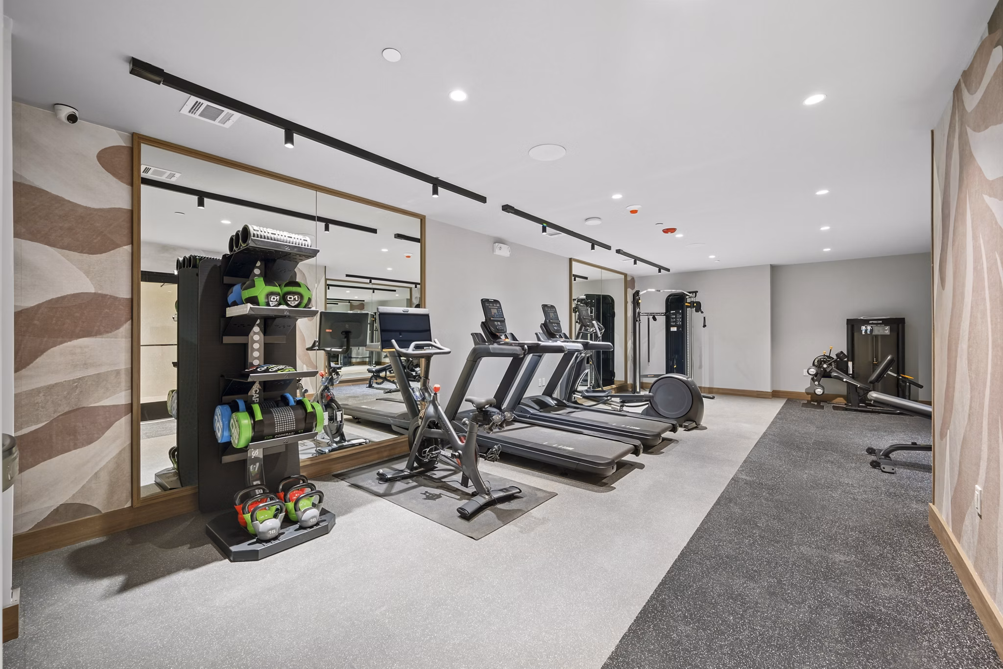 Fitness Center at Cornerstone Kings Park Apartments