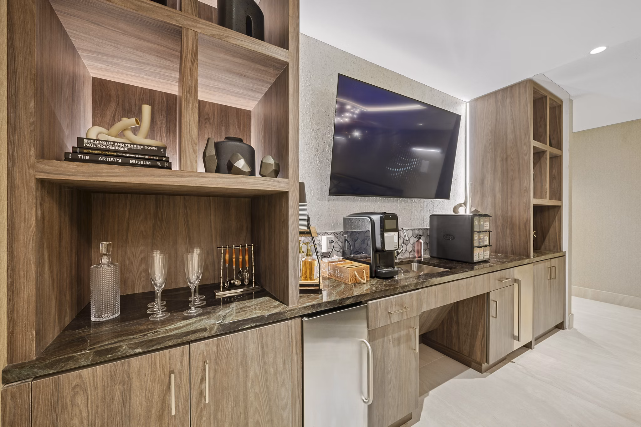Kitchen at Cornerstone Kings Park Apartments