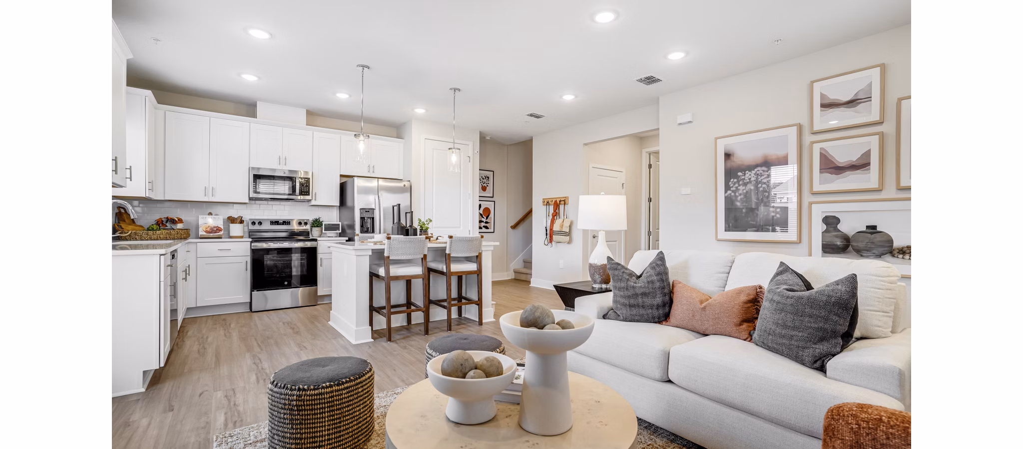 Kitchen at Yardly Waterset Apartments