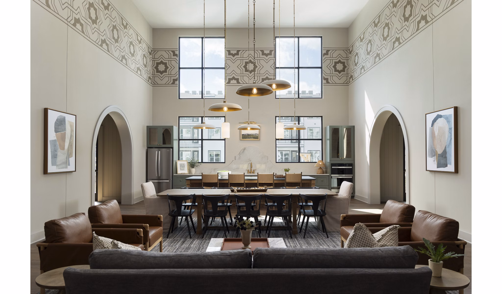 clubhouse at Livano Cary Apartments 