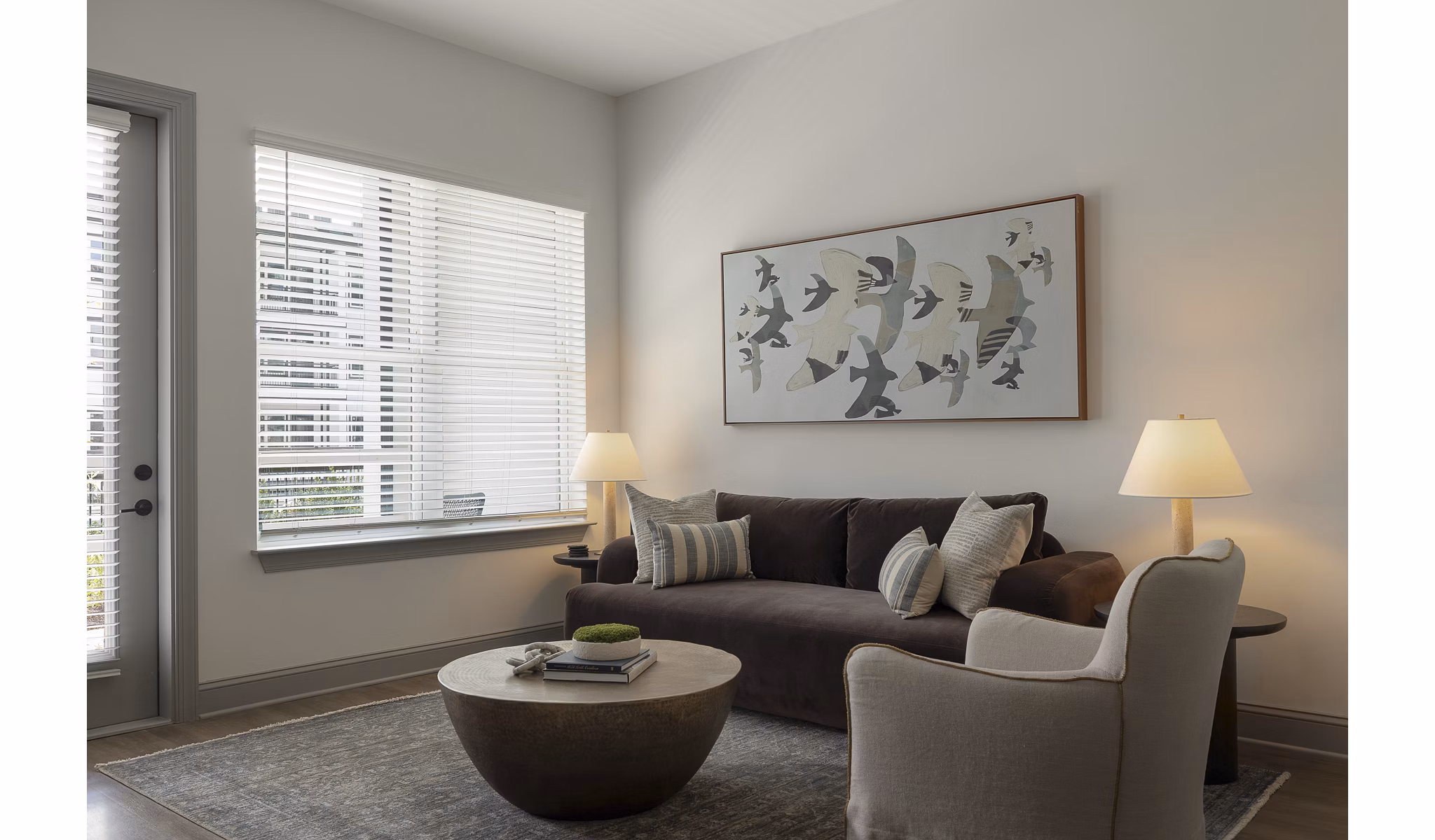living room at Livano Cary Apartments 