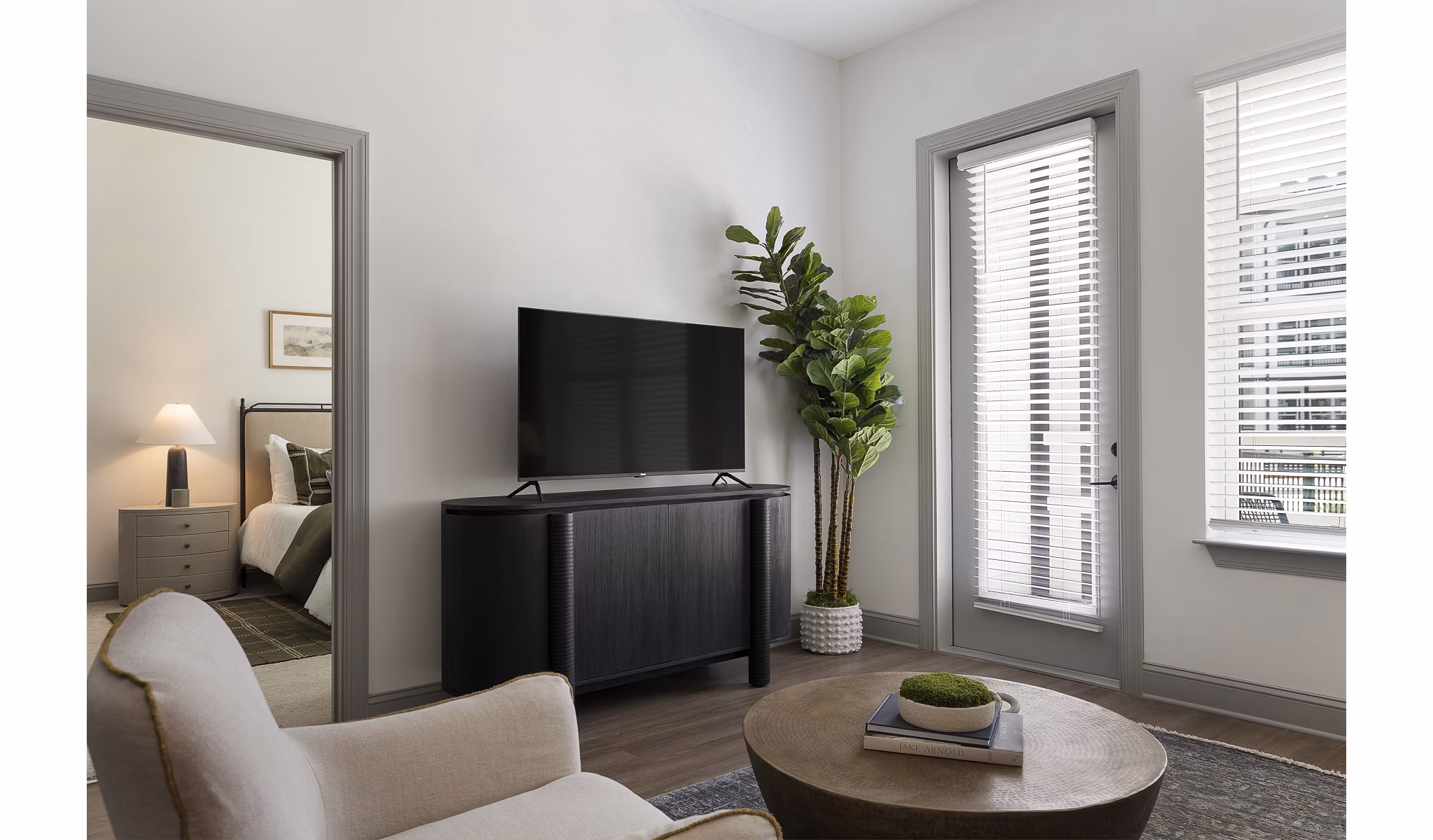 living room at Livano Cary Apartments 