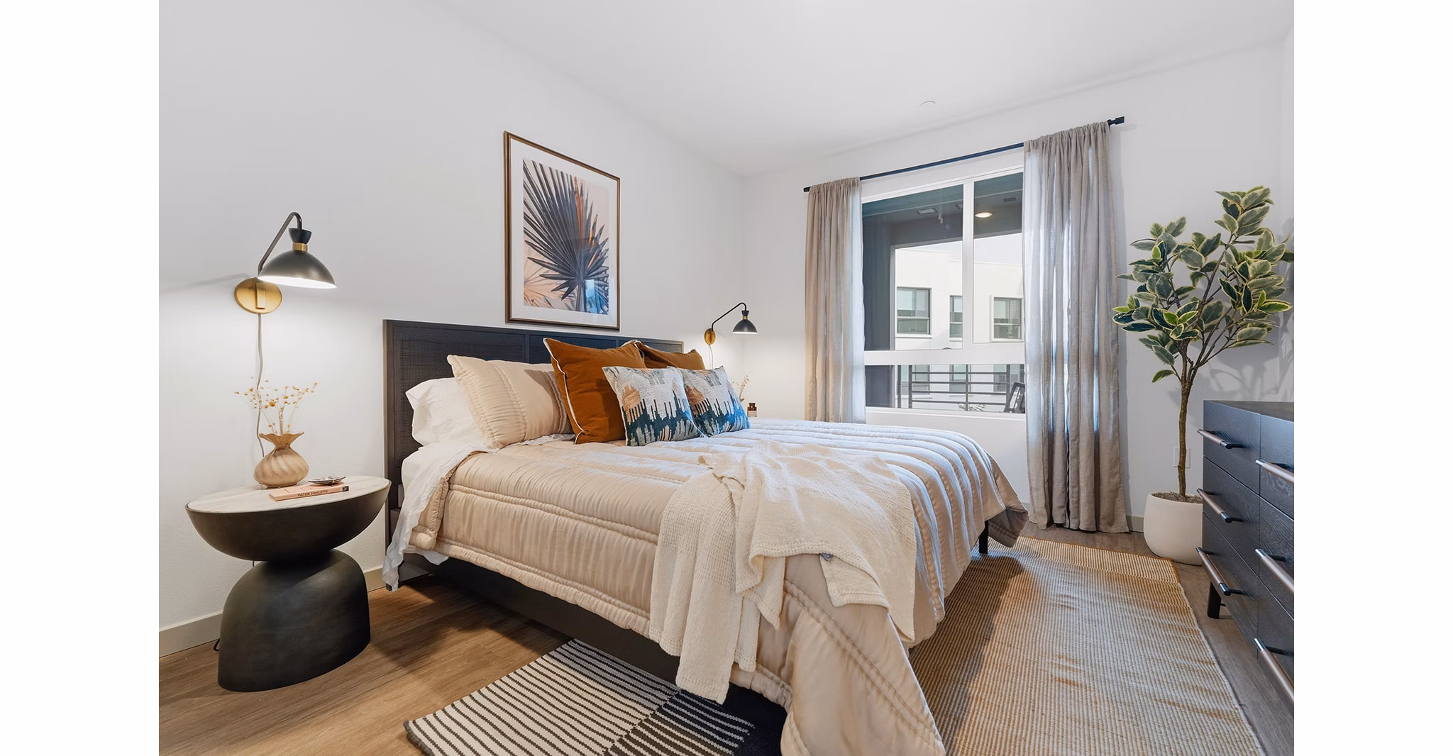 Bedroom at Solaris Encinitas Apartments