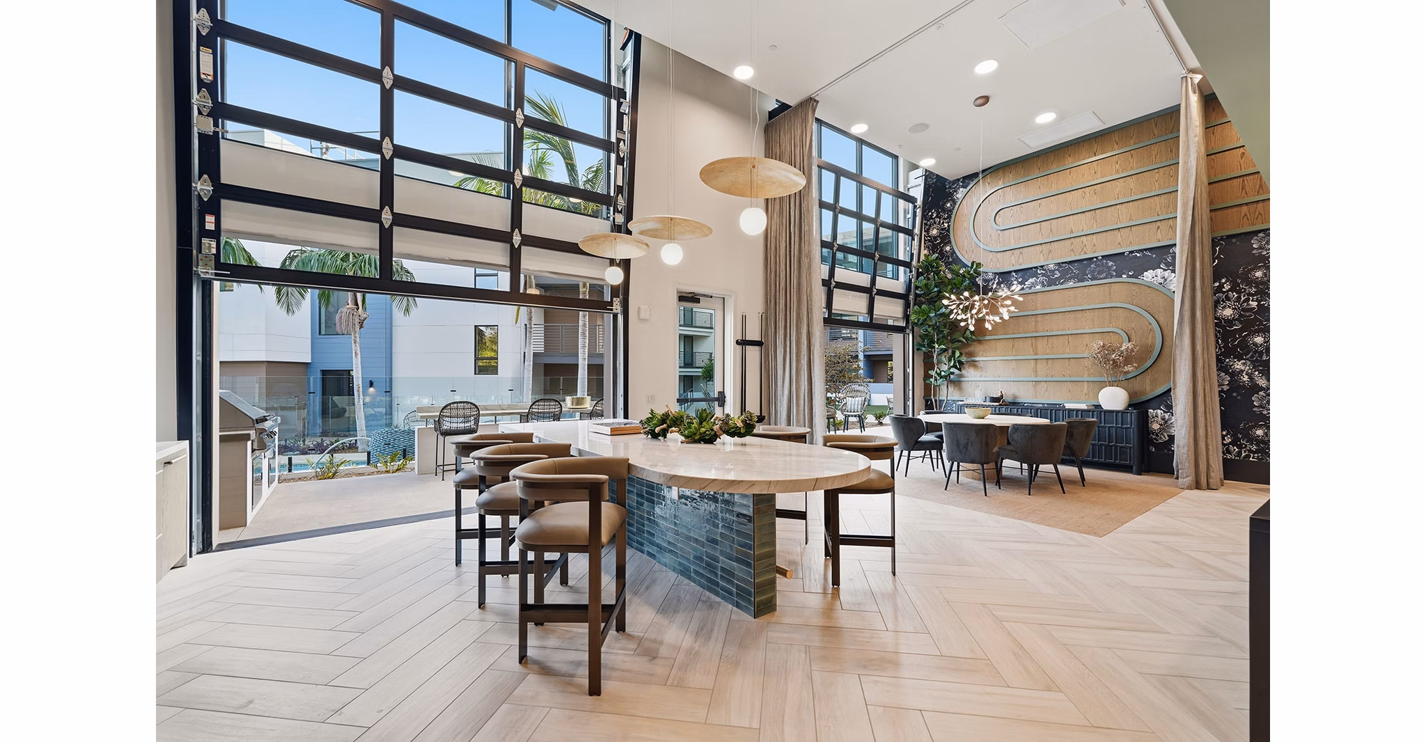 Clubhouse/Lobby at Solaris Encinitas Apartments