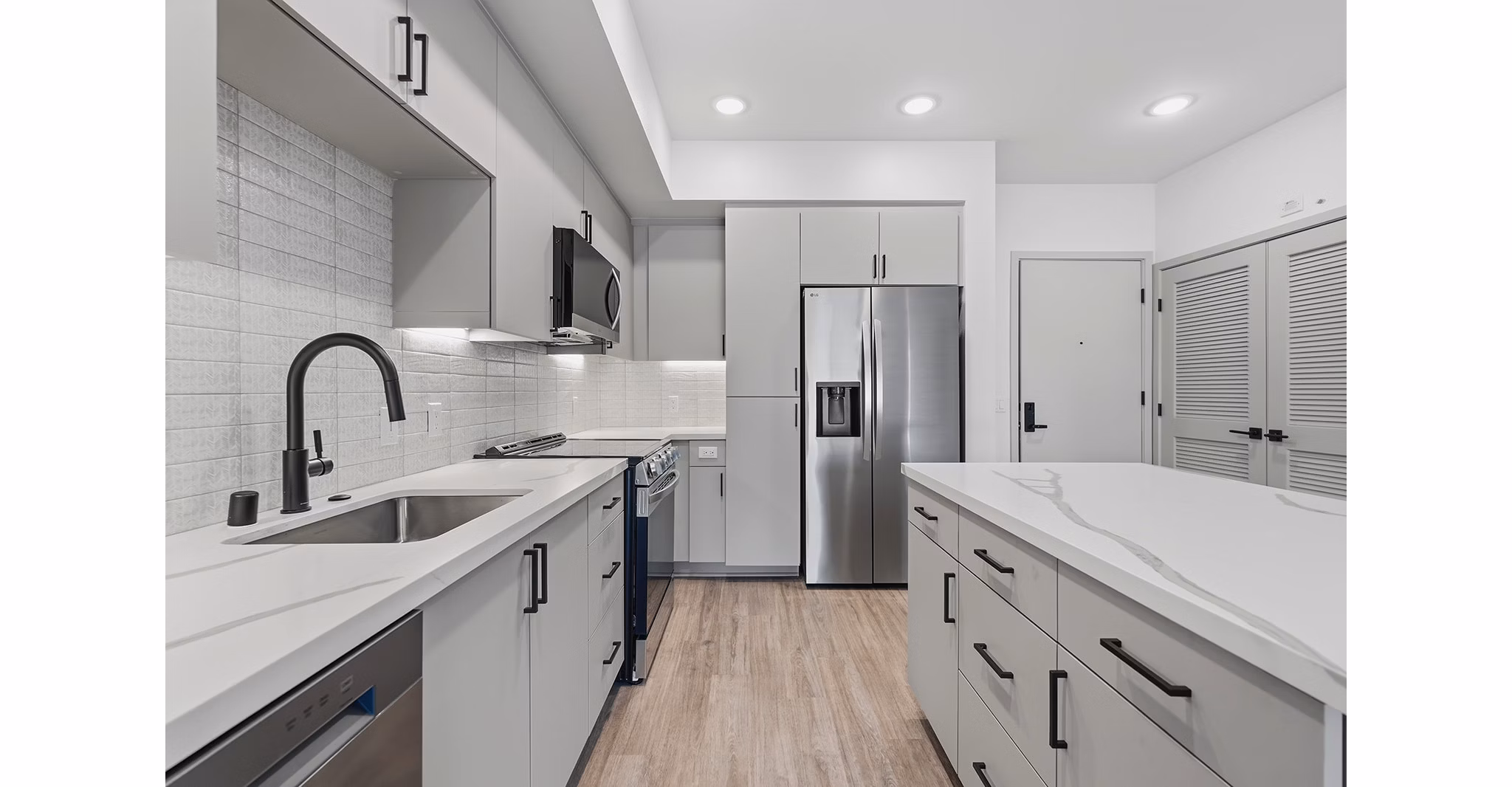 Kitchen at Solaris Encinitas Apartments