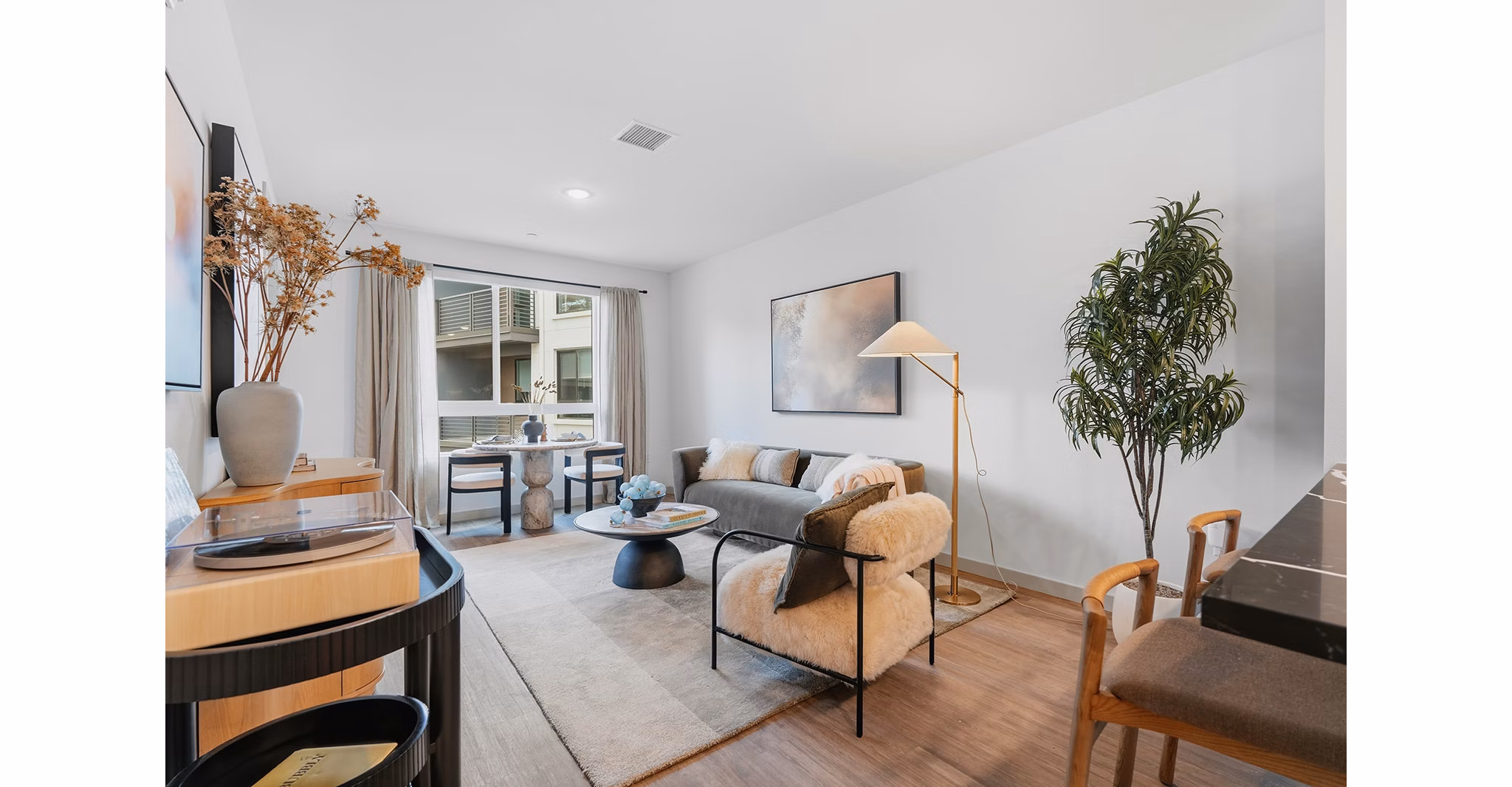 Living Room at Solaris Encinitas Apartments