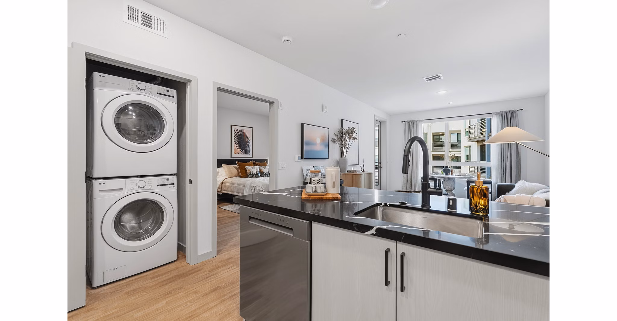 Laundry Room at Solaris Encinitas Apartments