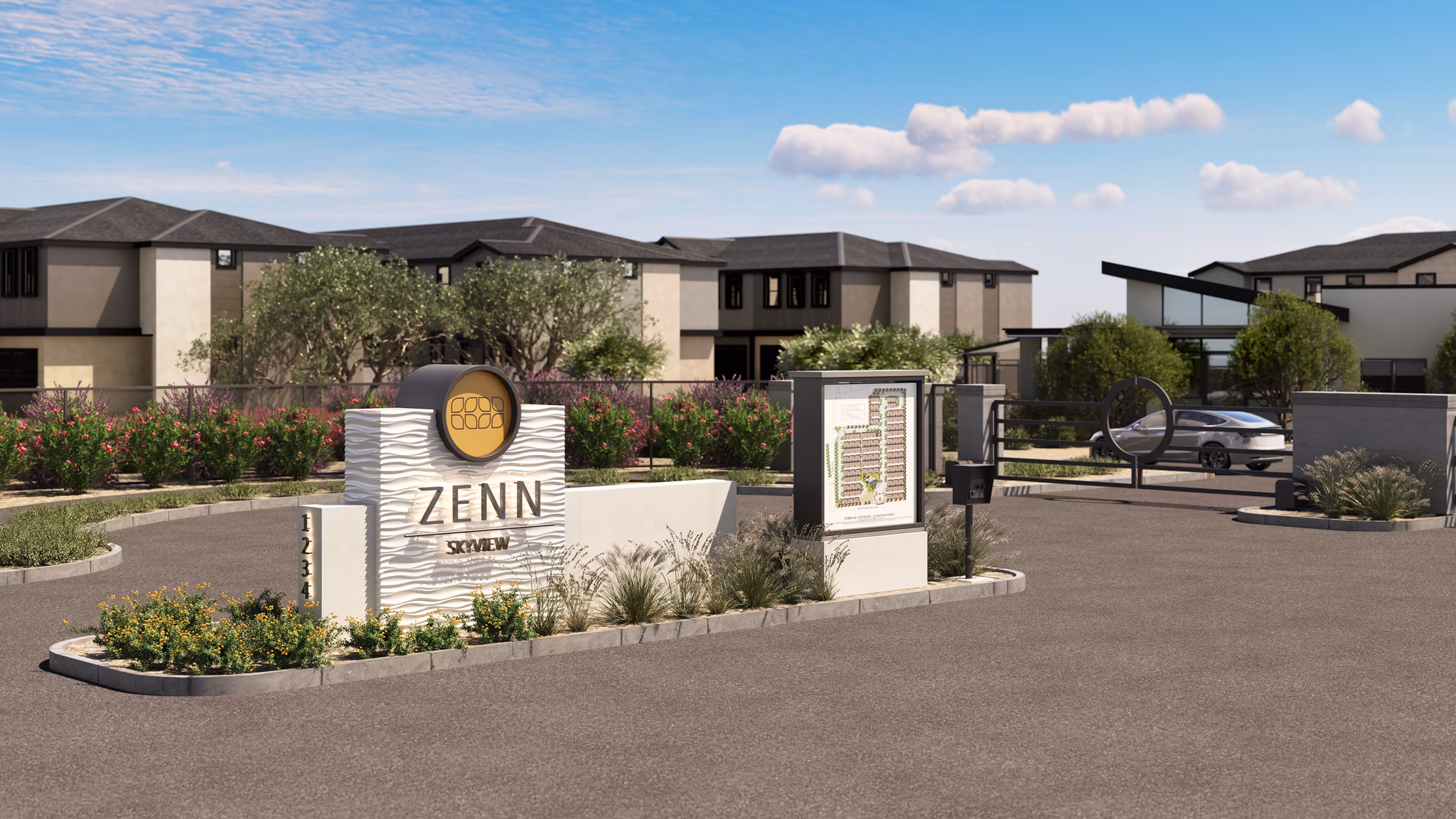 exterior at Zenn Skyview Apartments 