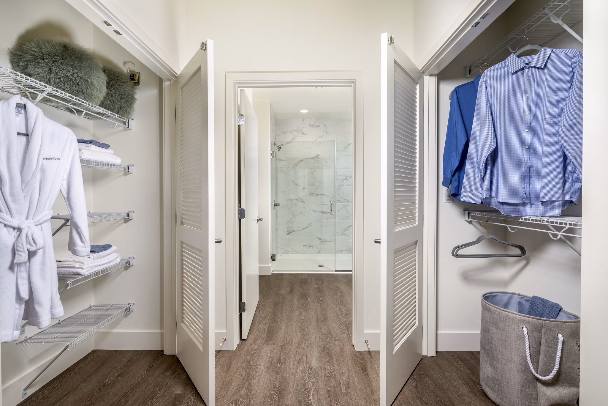 Closet at Azara Apartments