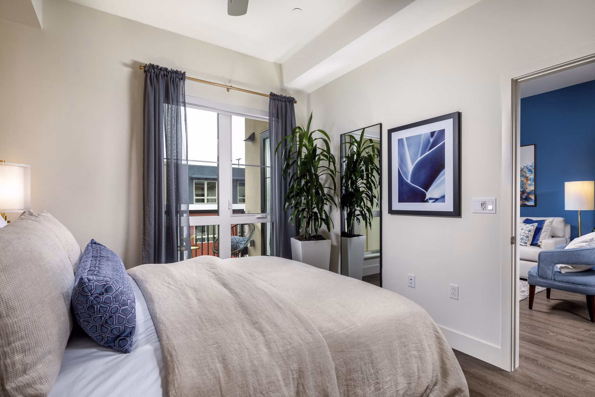 Bedroom at Azara Apartments