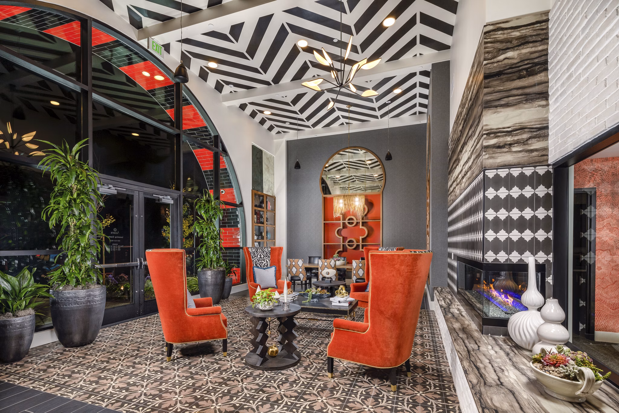 Clubhouse/Lobby at Azara Apartments