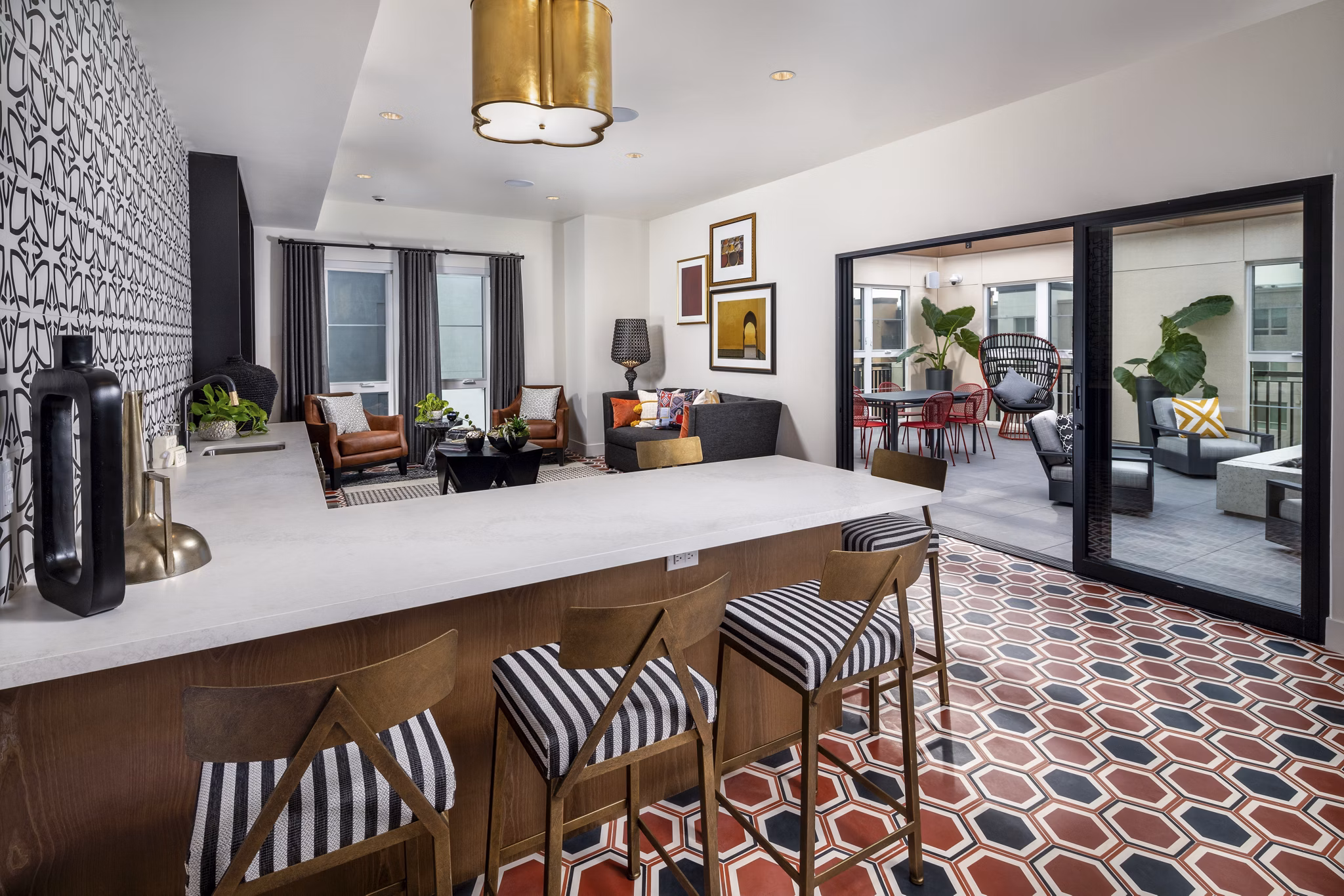 Clubhouse/Lobby at Azara Apartments