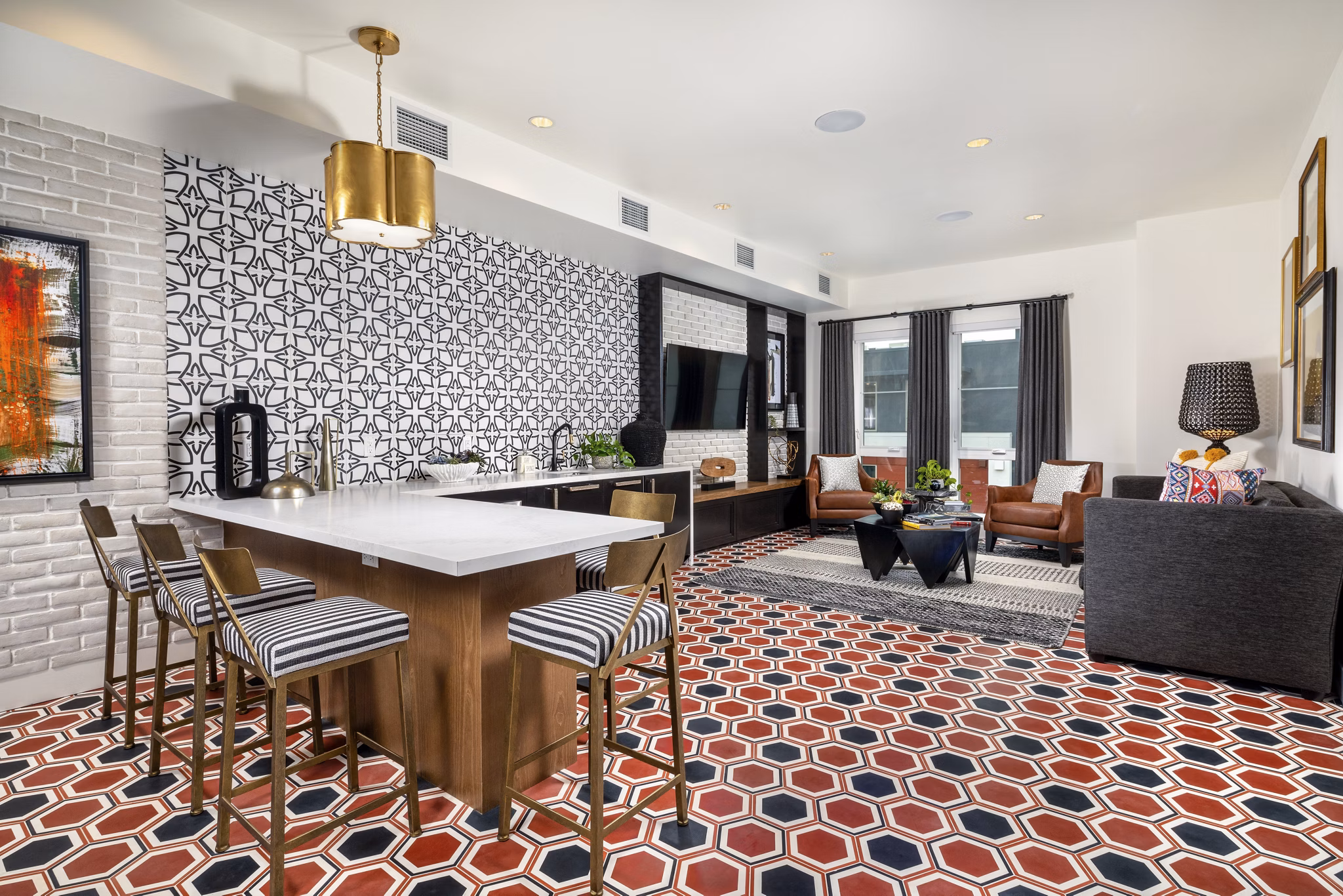 Clubhouse/Lobby at Azara Apartments