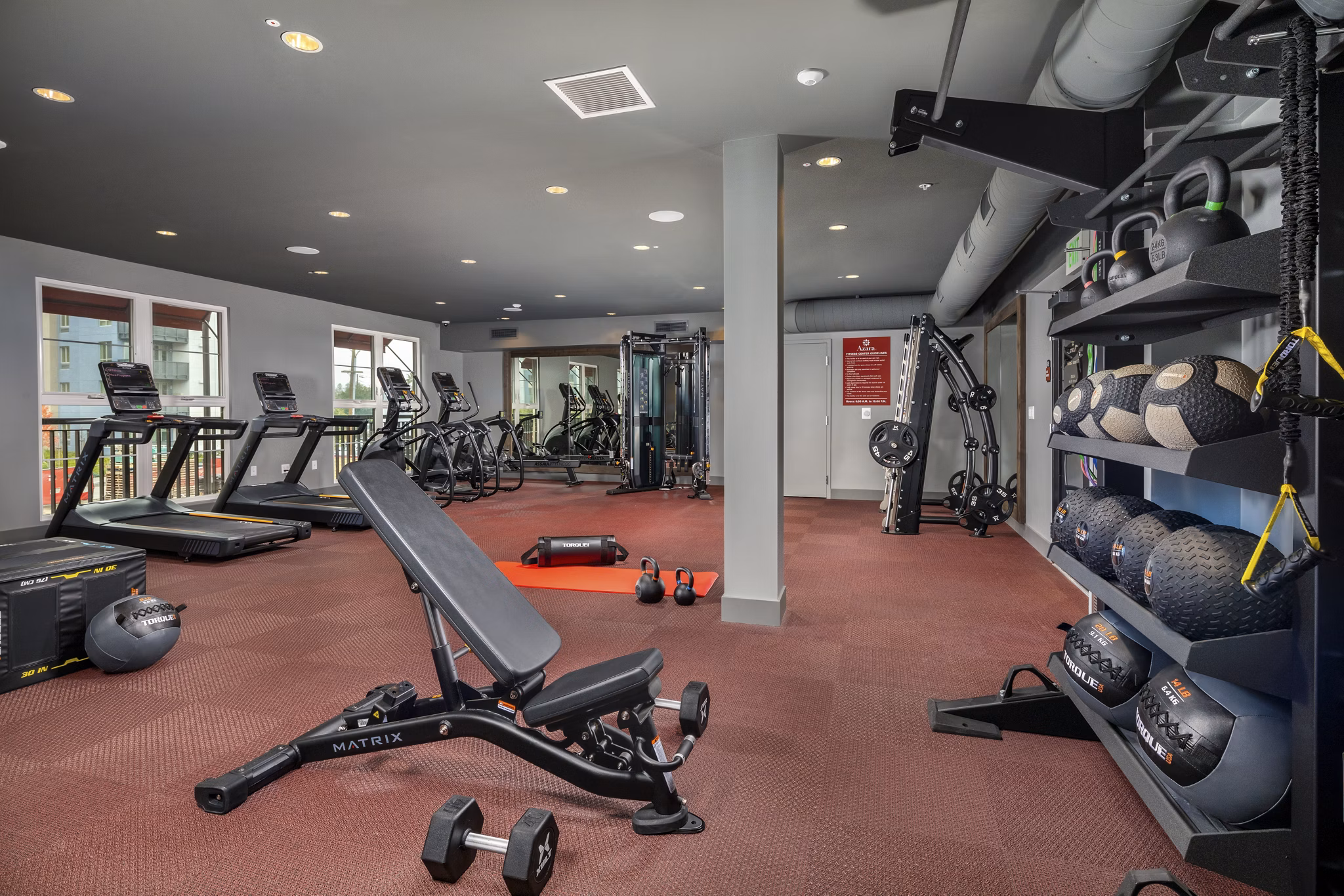 Fitness Center at Azara Apartments
