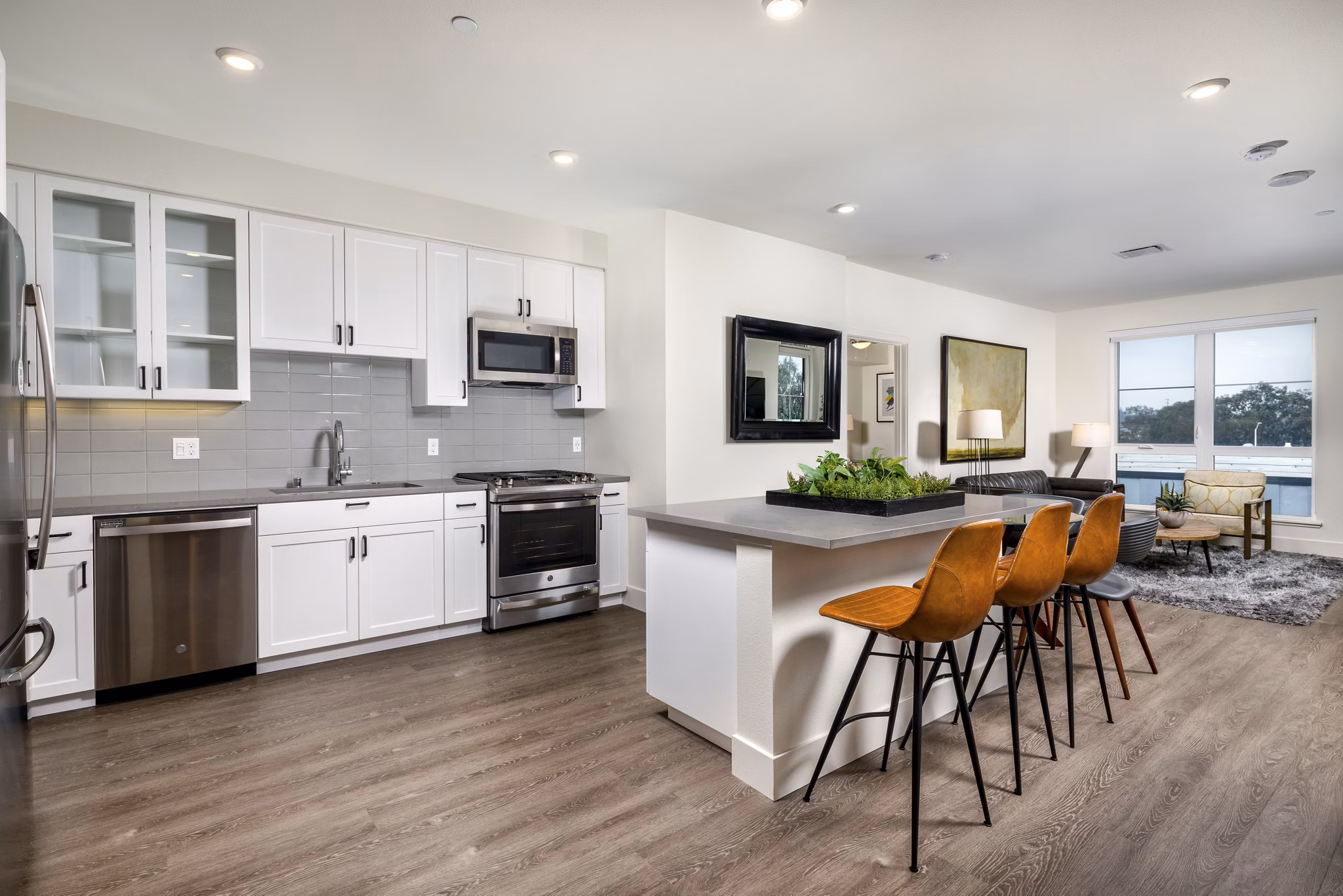 Kitchen at Azara Apartments