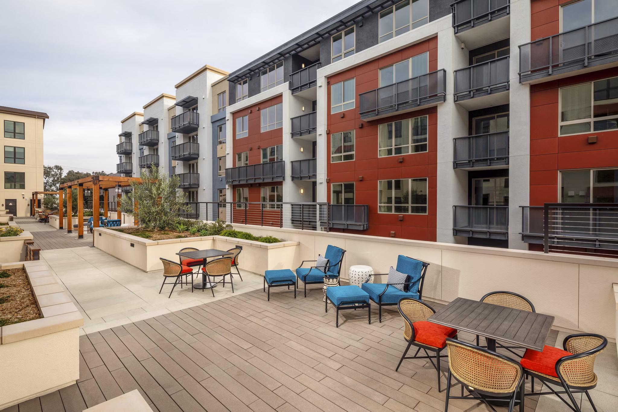 Patio at Azara Apartments