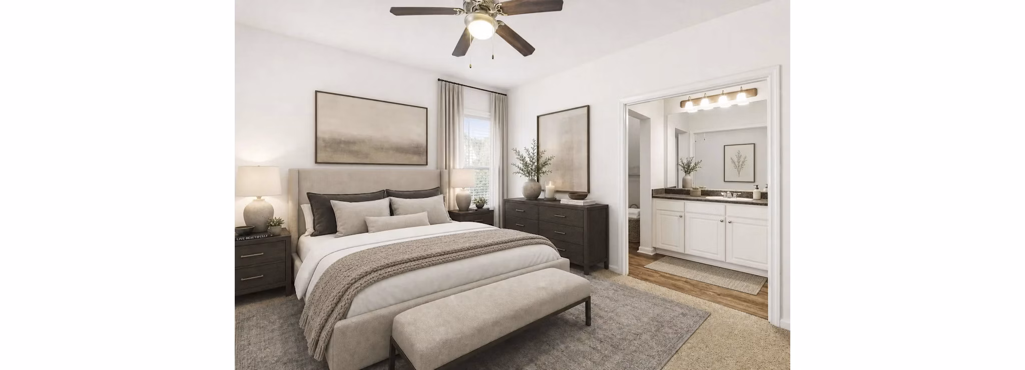 bedroom at The Grove at Ben Hill Apartments 