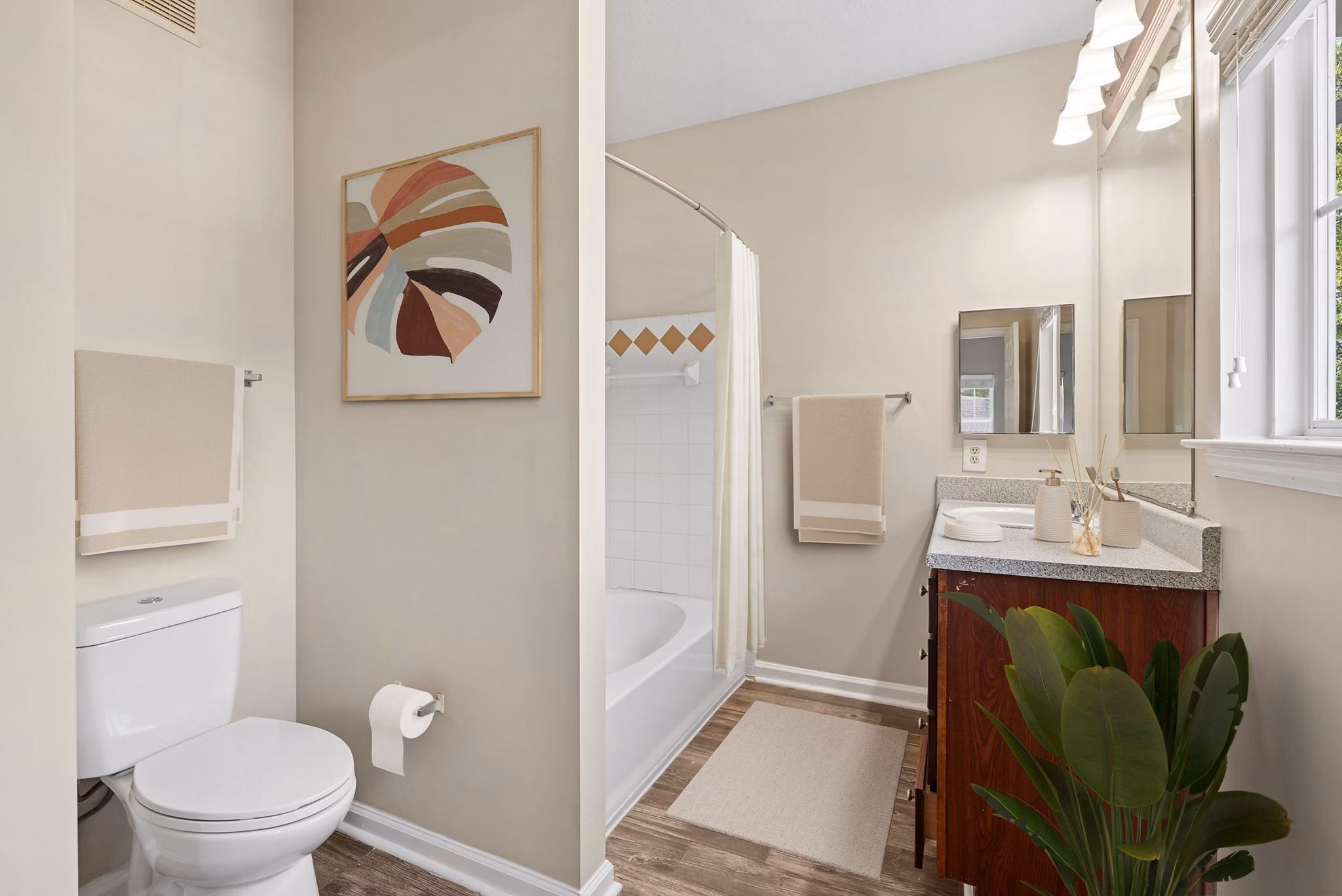 Bathroom at The Grove at Ben Hill Apartments