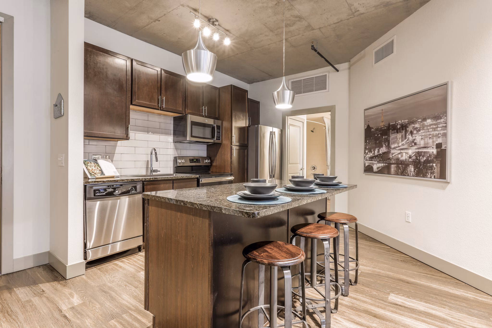 Kitchen at Twentyone01 On Market Apartmentss Apartments