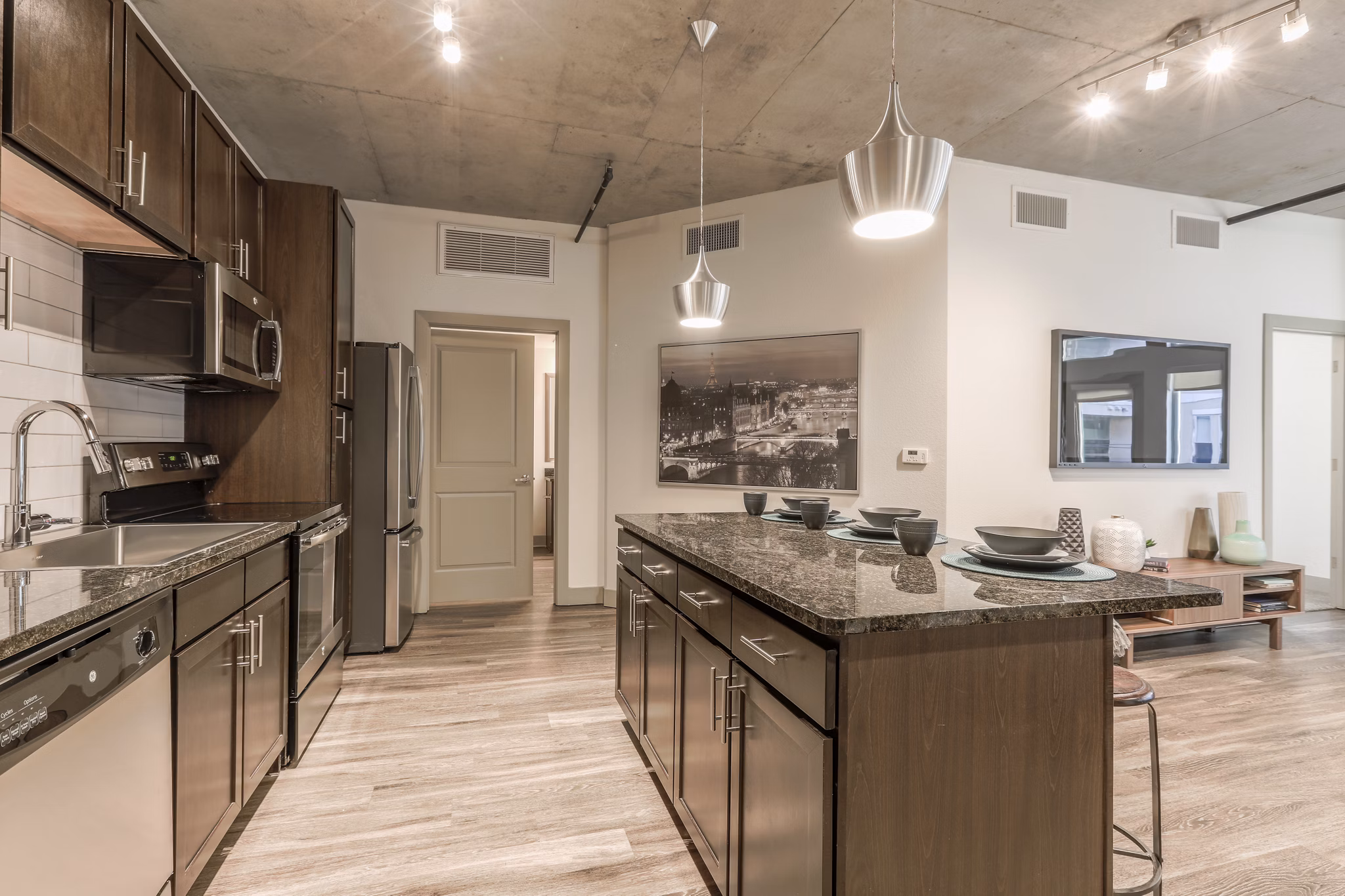 Kitchen at Twentyone01 On Market Apartmentss Apartments