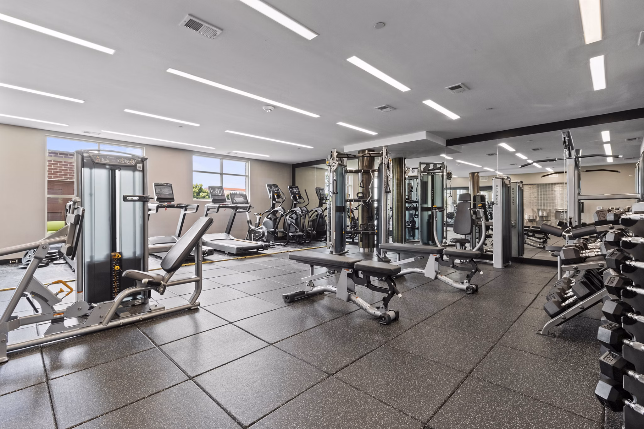 Fitness Center at The Swift at Petworth Metro Apartments