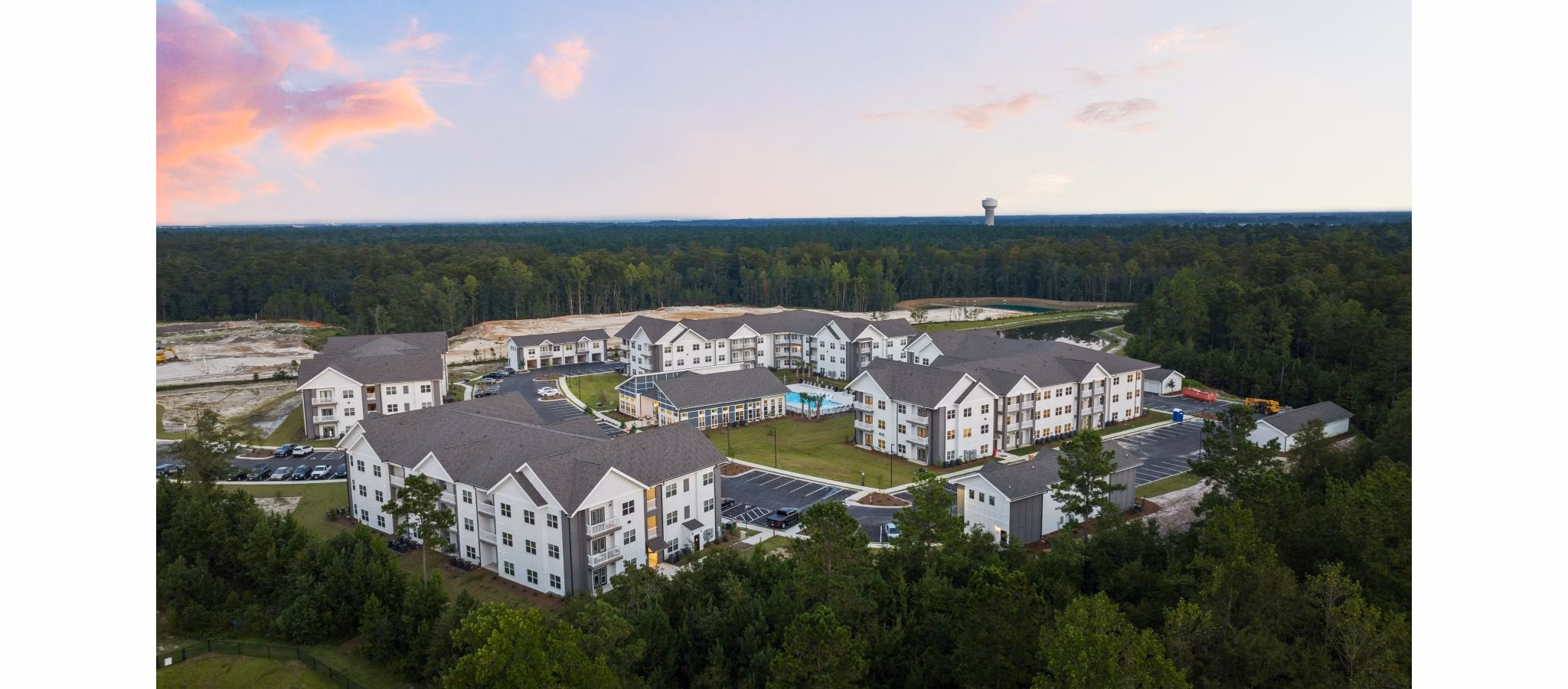 exterior at Exchange at Westgate Apartments