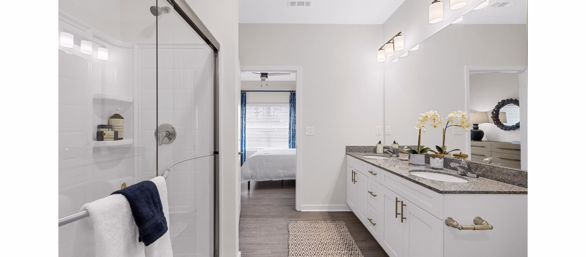 bathroom at Exchange at Westgate Apartments 