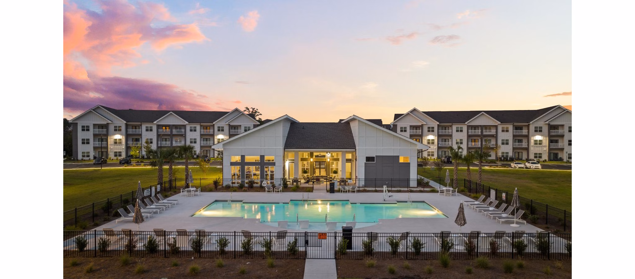 pool at Exchange at Westgate Apartments 