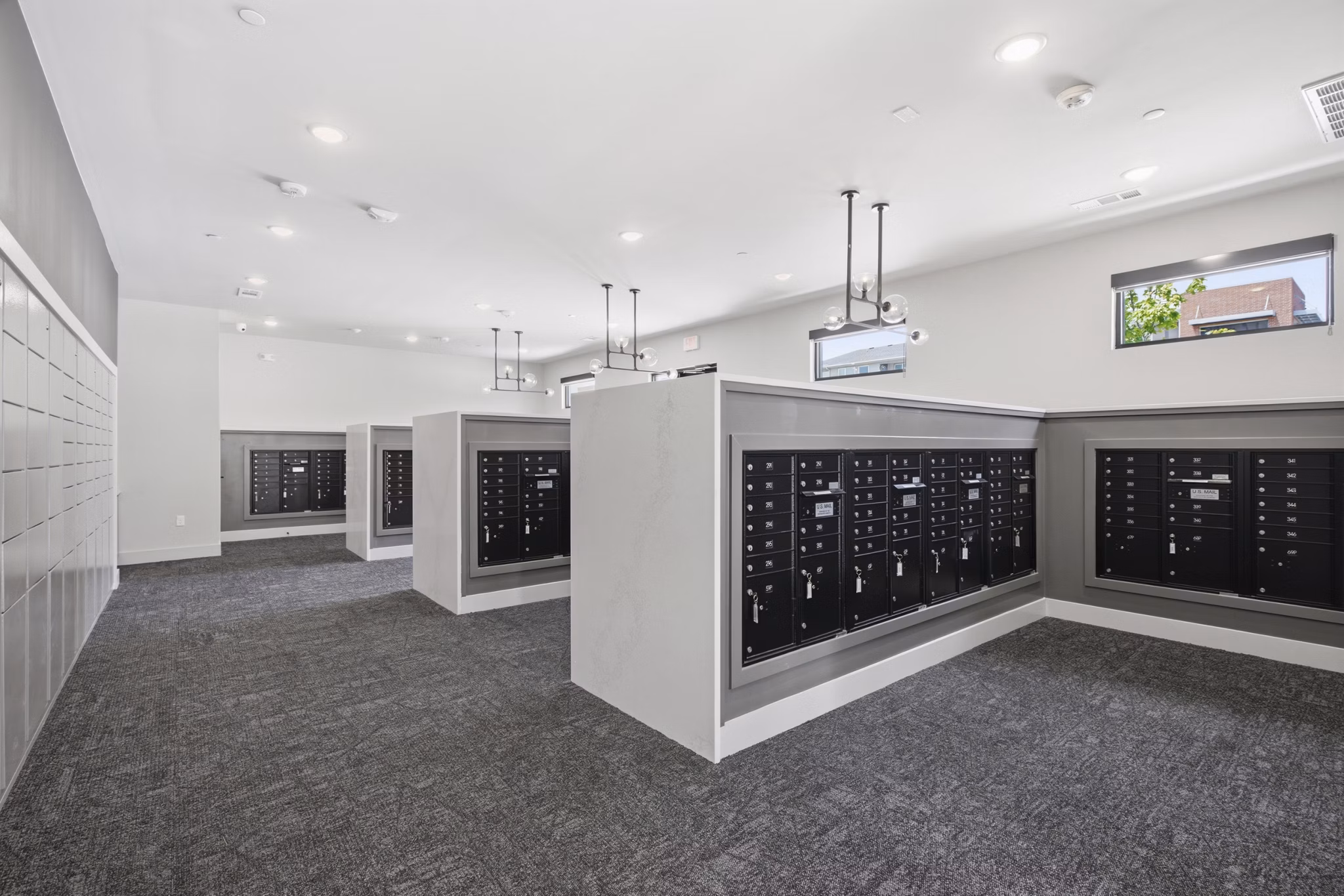 Mail Room at Soltra Firewheel Apartments