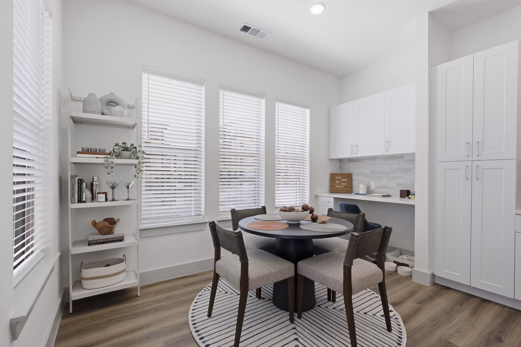 Dining Room at Soltra Firewheel Apartments
