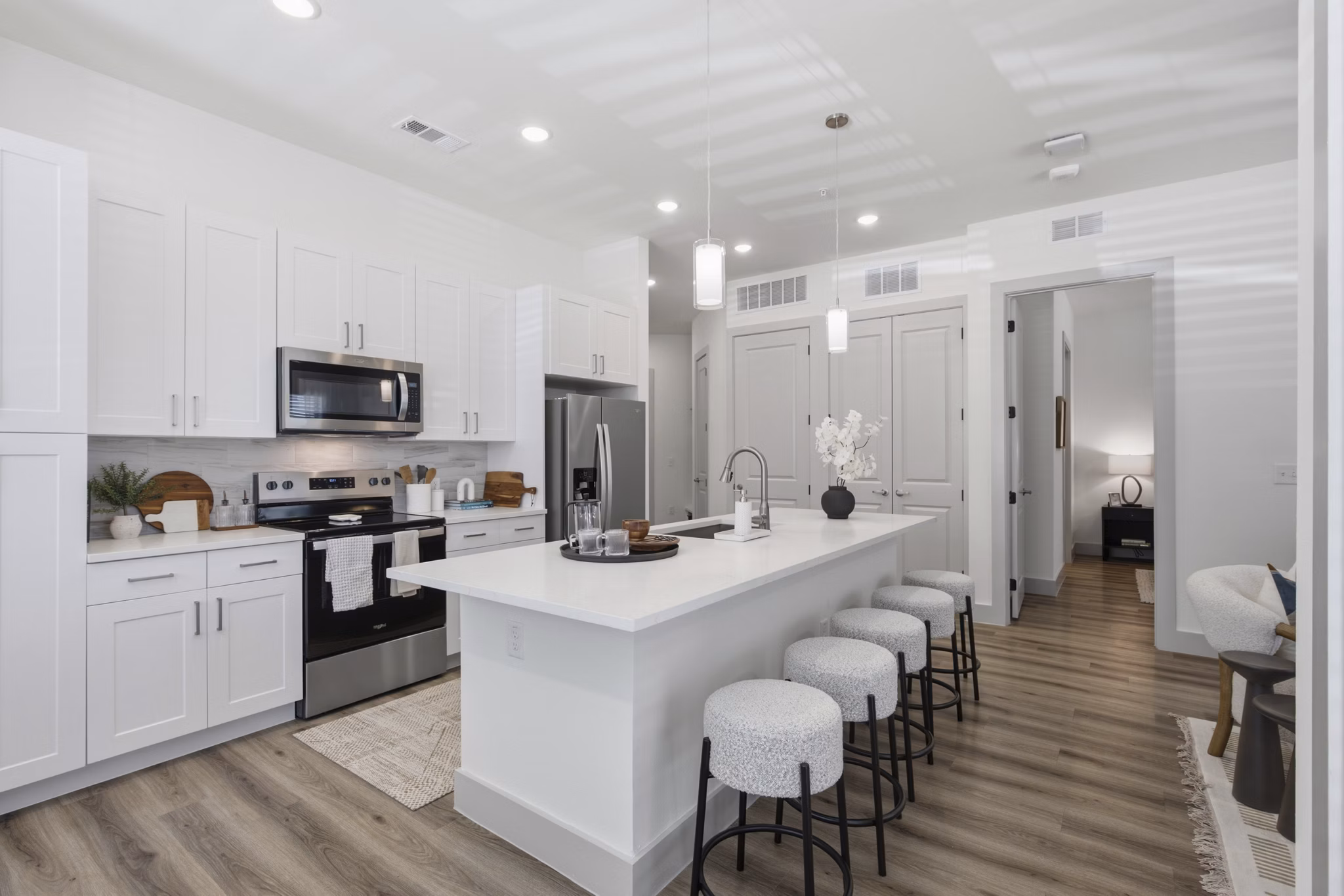 Kitchen at Soltra Firewheel Apartments