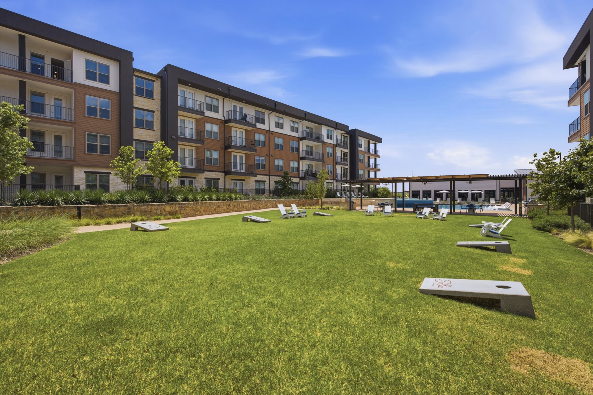 Recreational Area at Soltra Firewheel Apartments