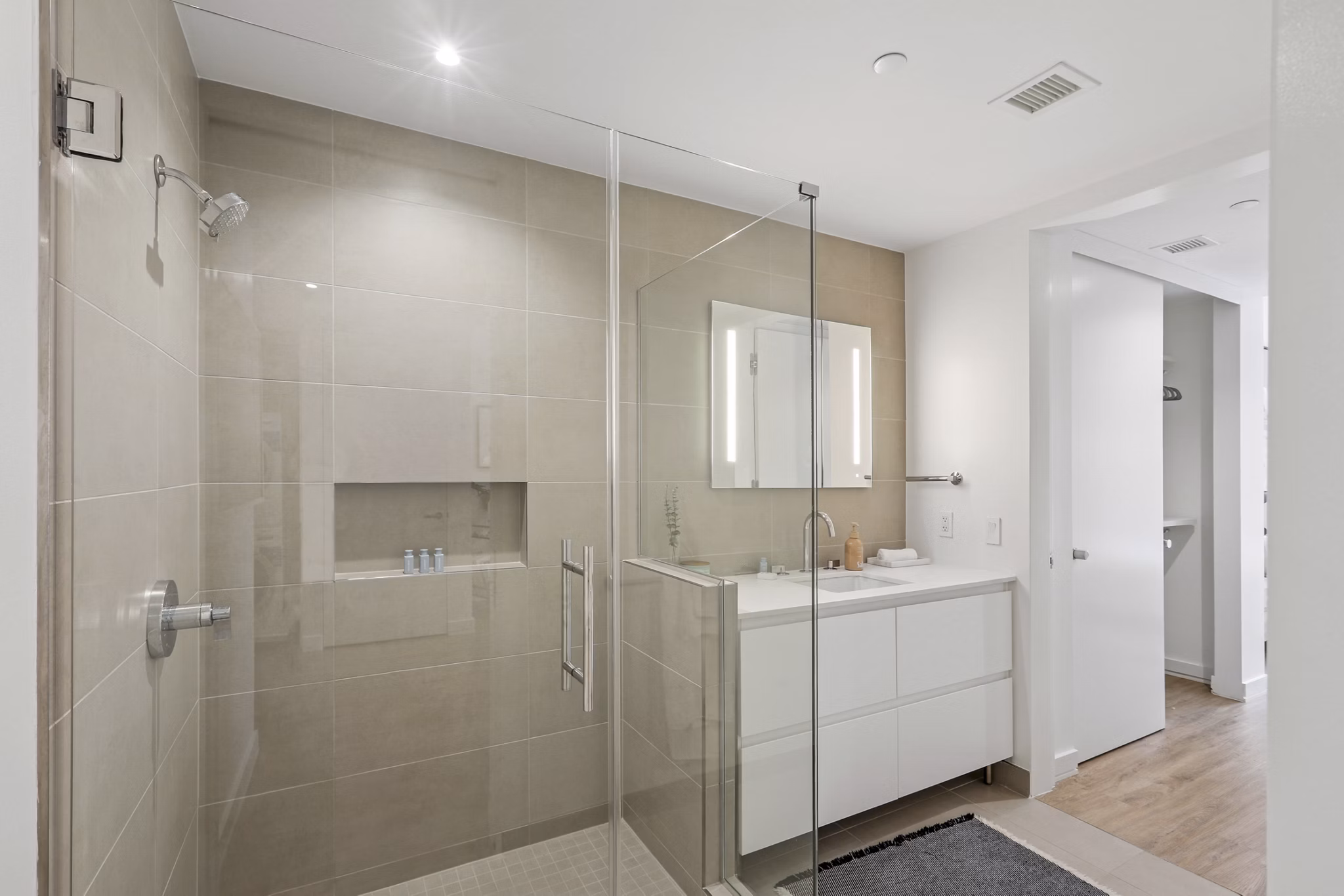 Bathroom at The Silva Apartments
