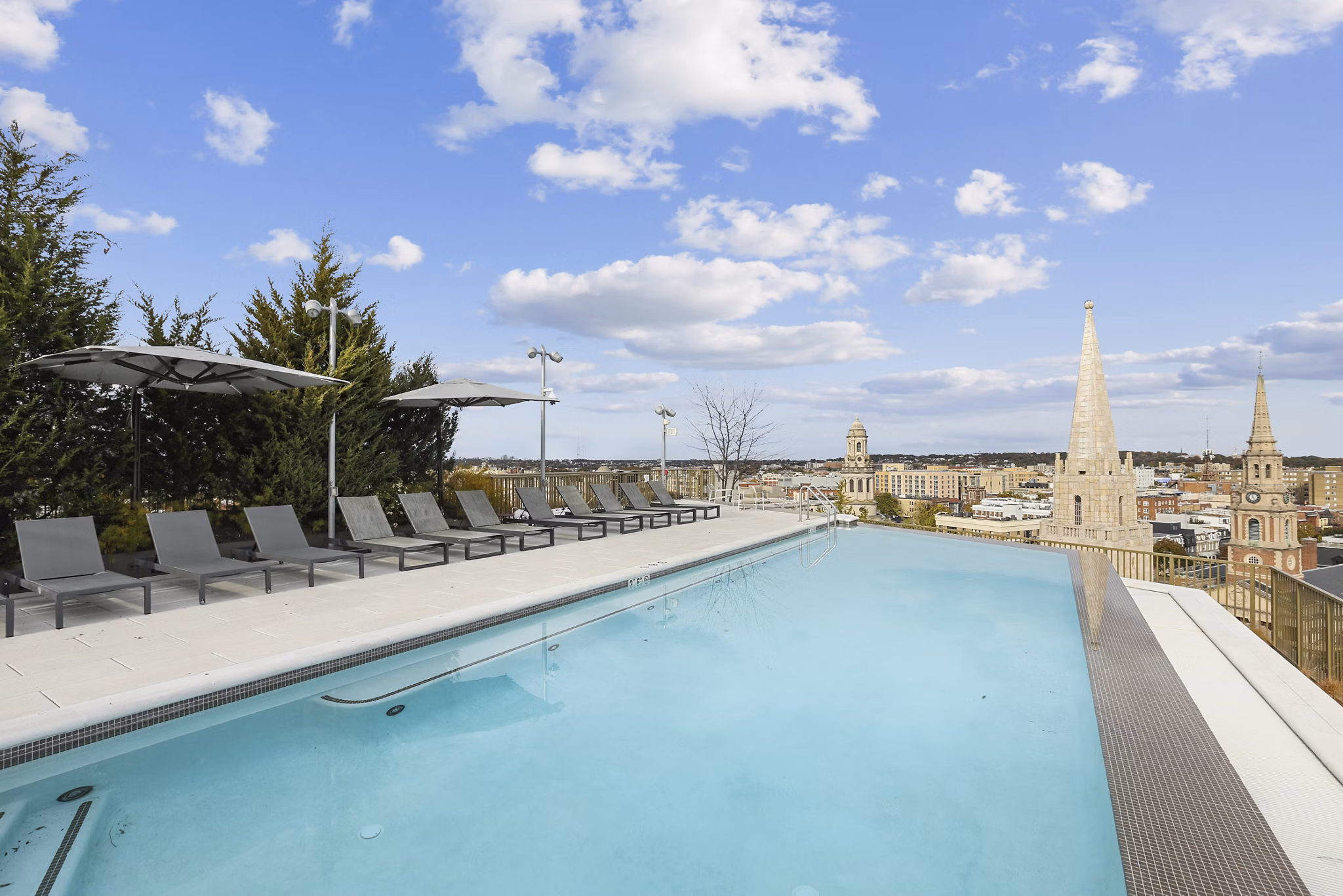 Pool at The Silva Apartments