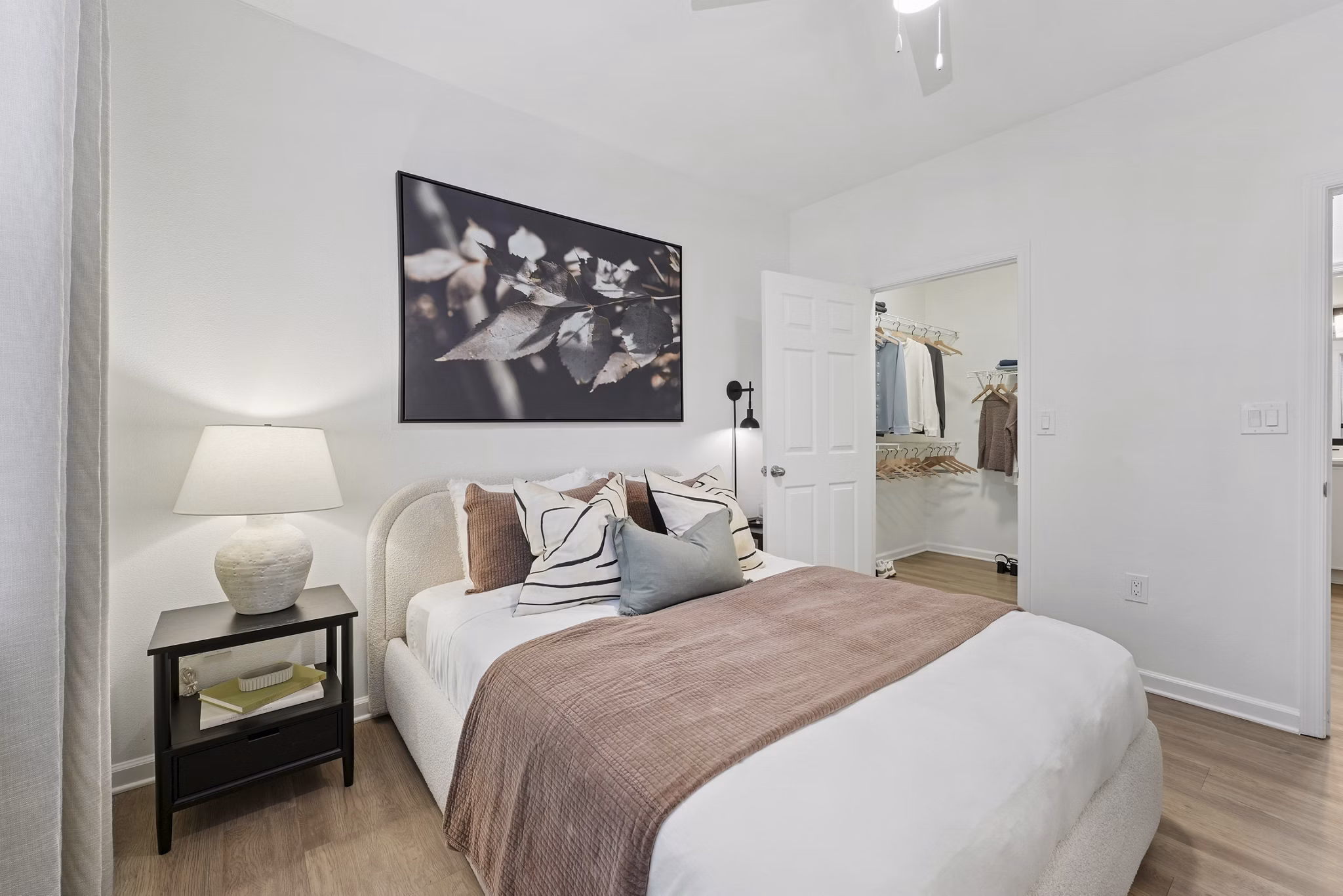 Bedroom at The Ashborough Apartments