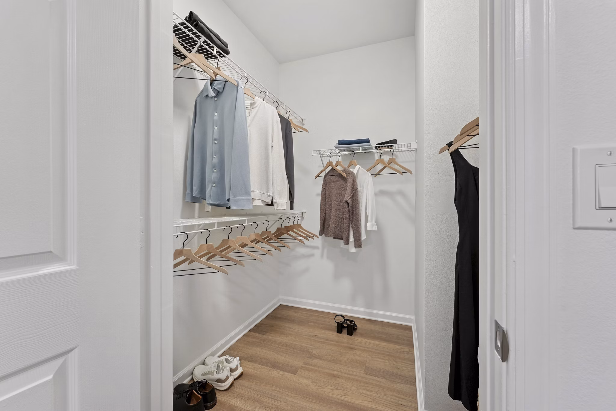 Closet at The Ashborough Apartments