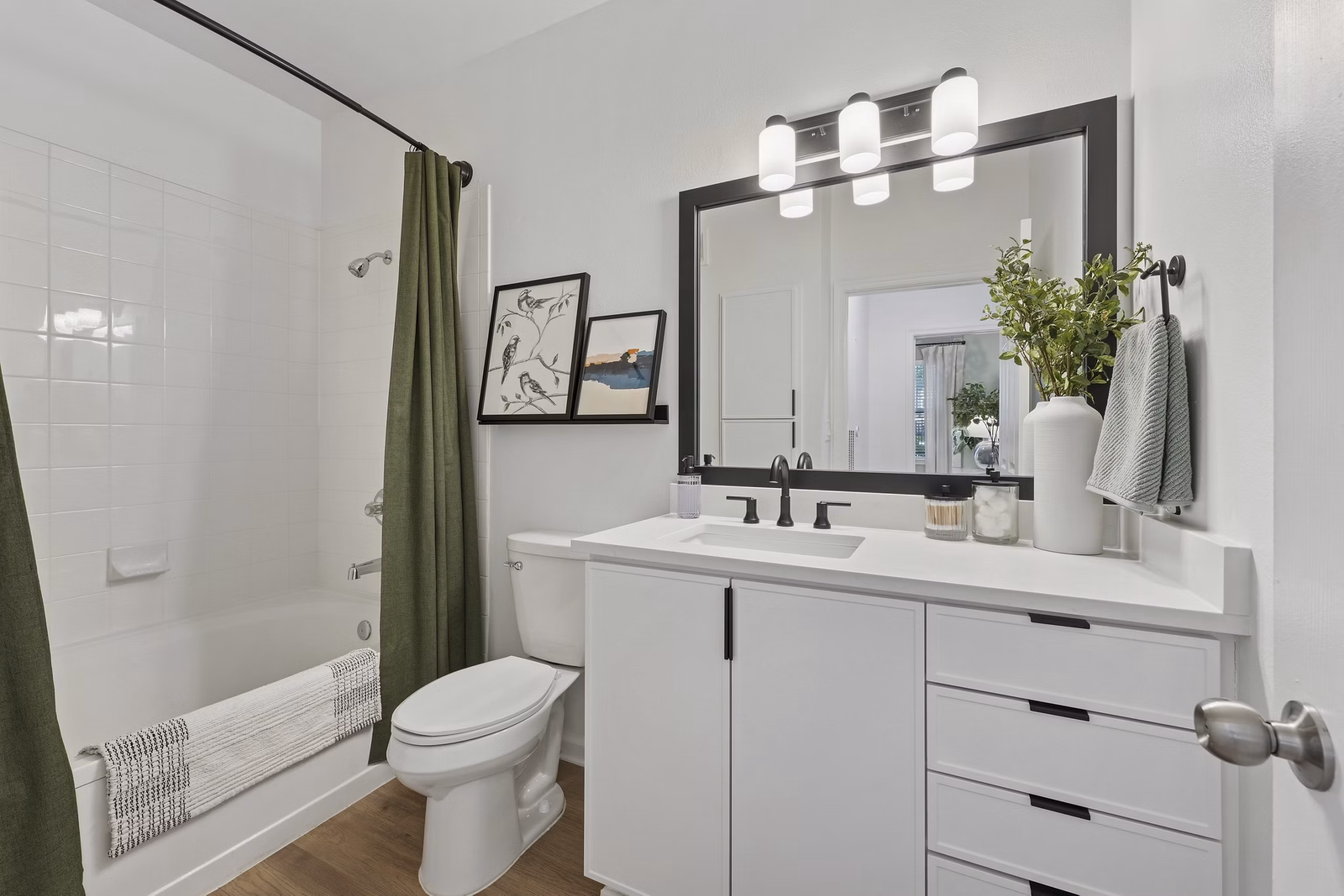 Bathroom at The Ashborough Apartments