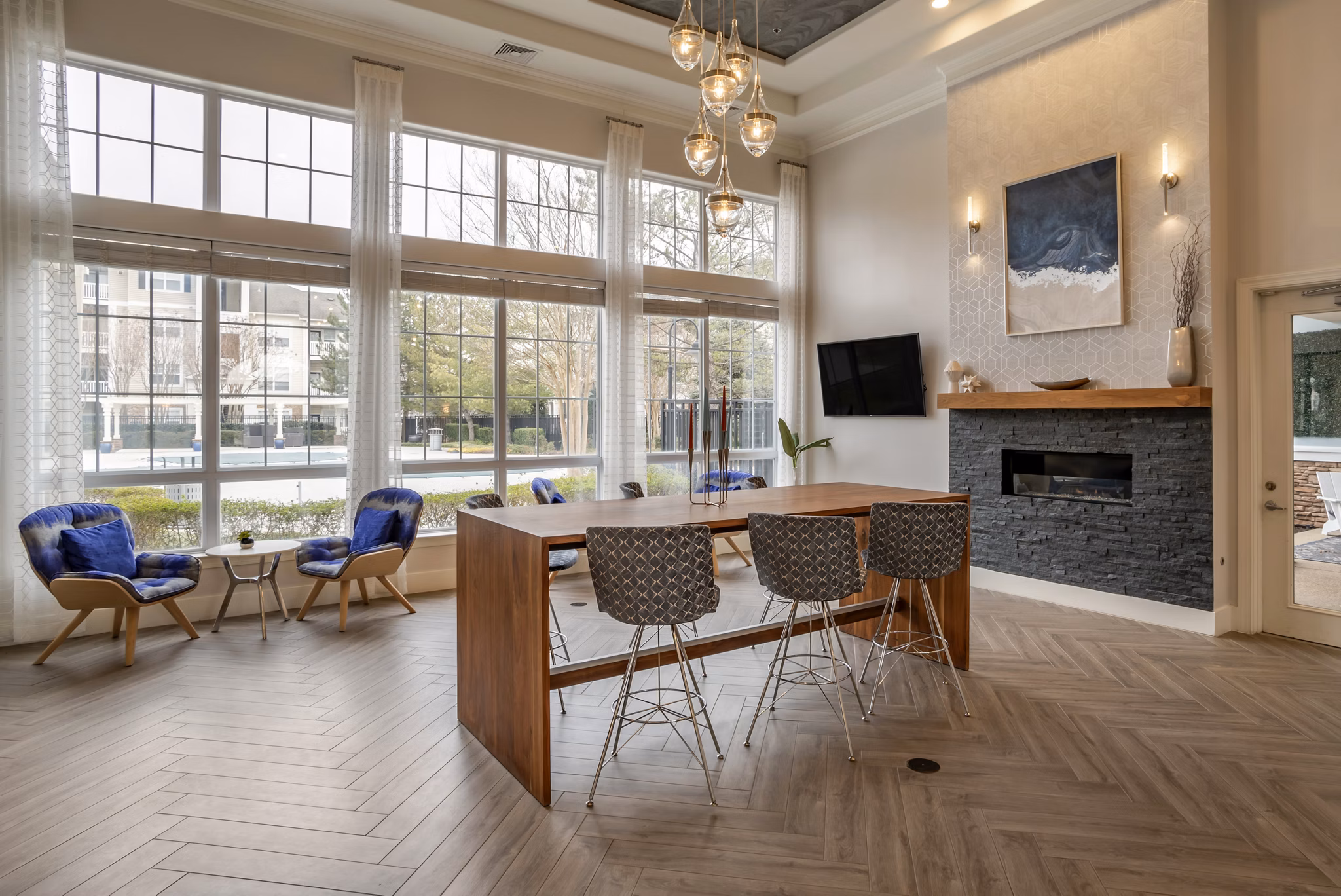 Clubhouse/Lobby at The Ashborough Apartments