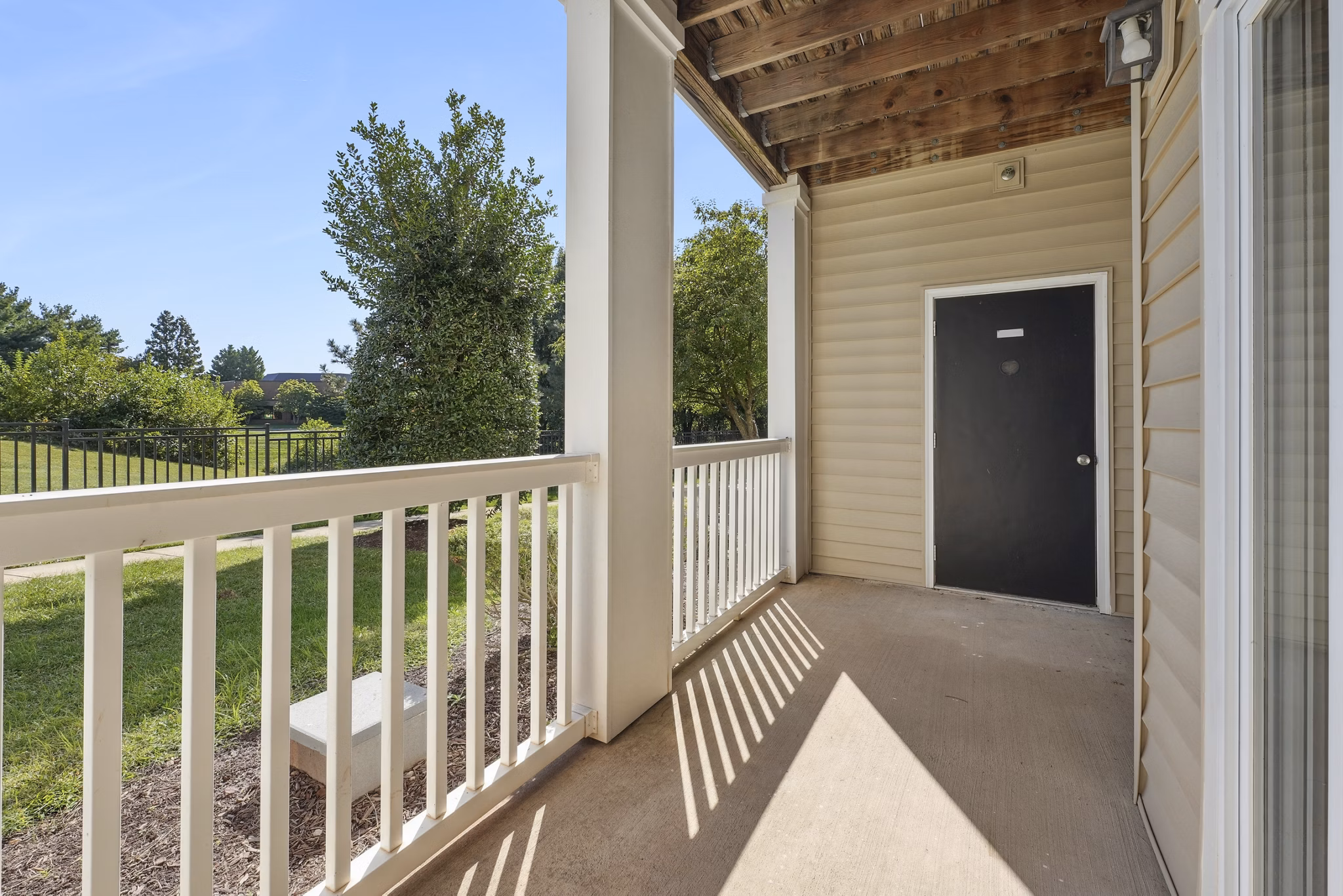 Patio at The Ashborough Apartments