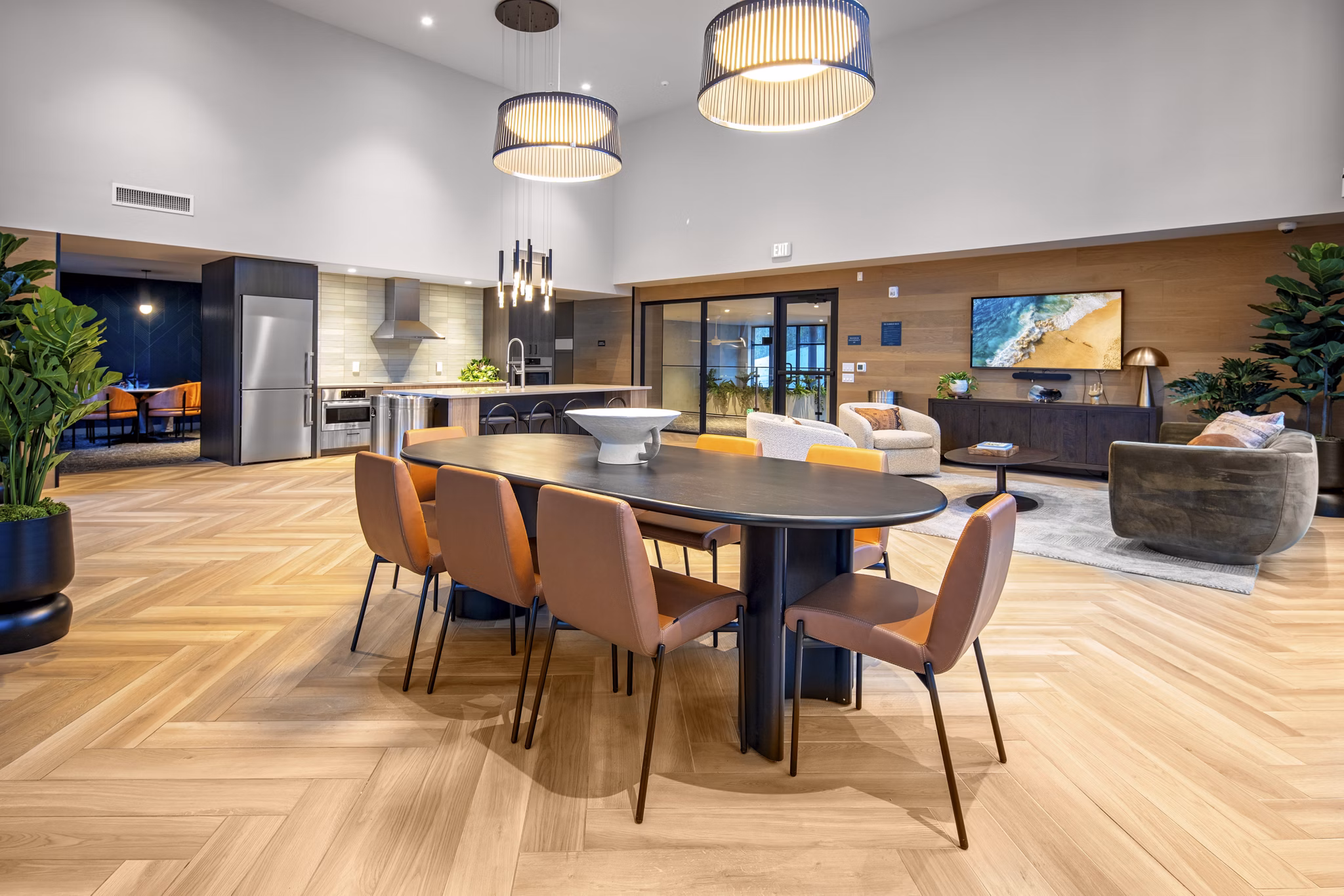 Clubhouse/Lobby at The Line Apartments