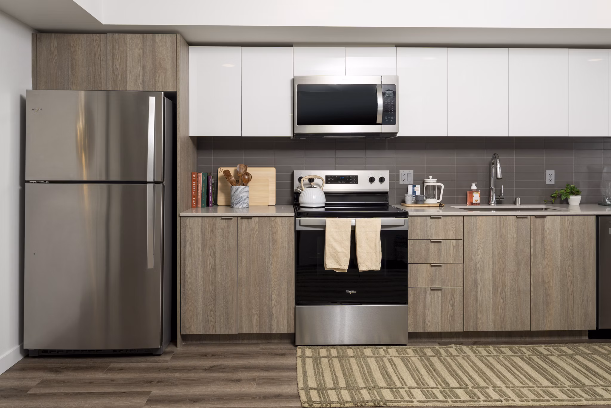Kitchen at The Line Apartments