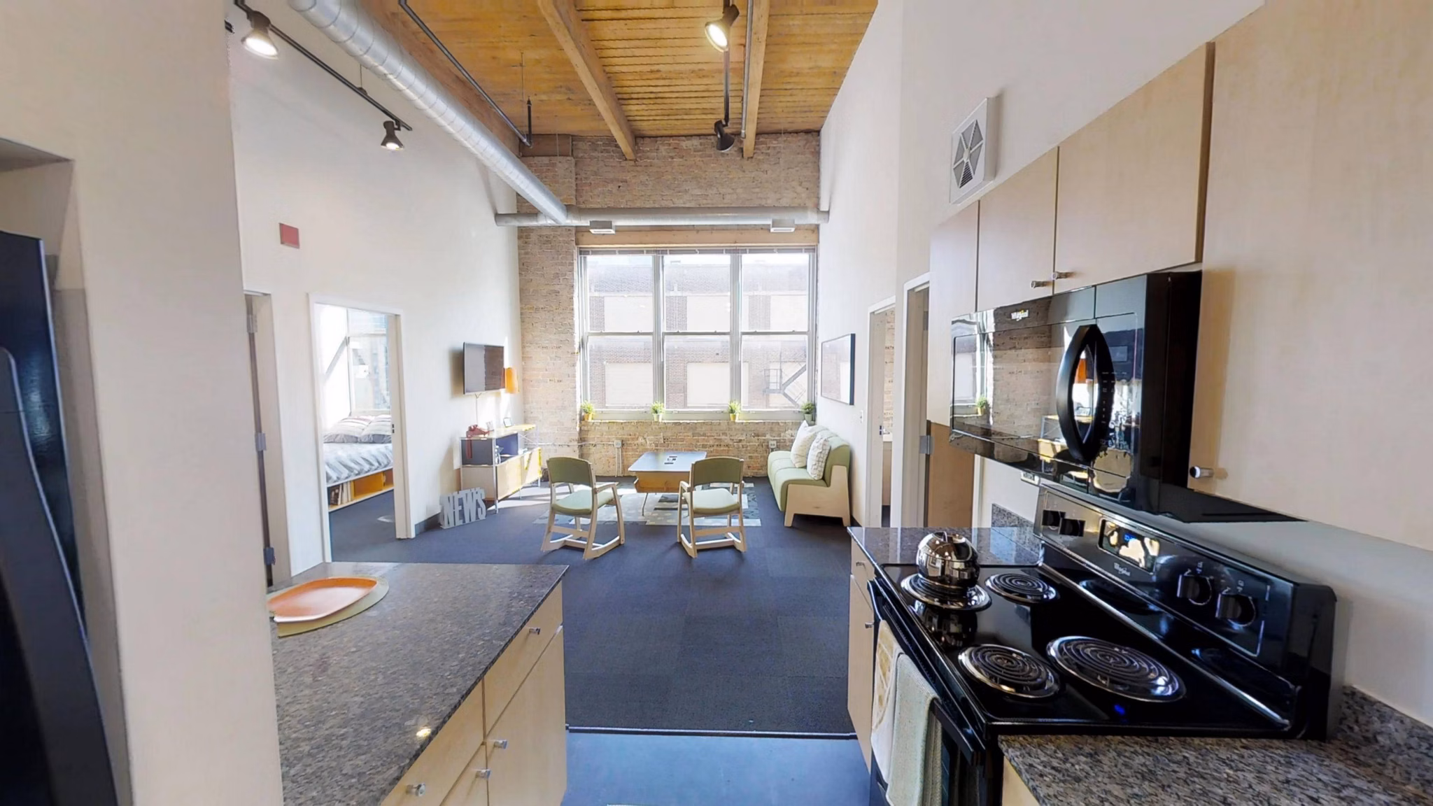 Kitchen at The Letterman Apartments