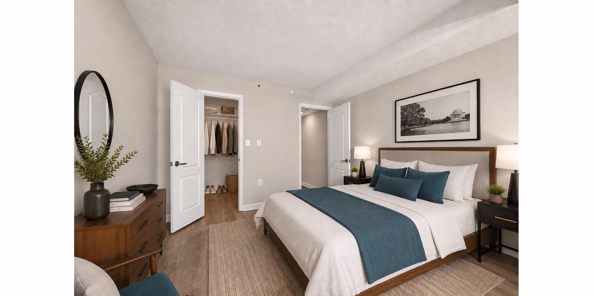 Bedroom at Winston House Apartments