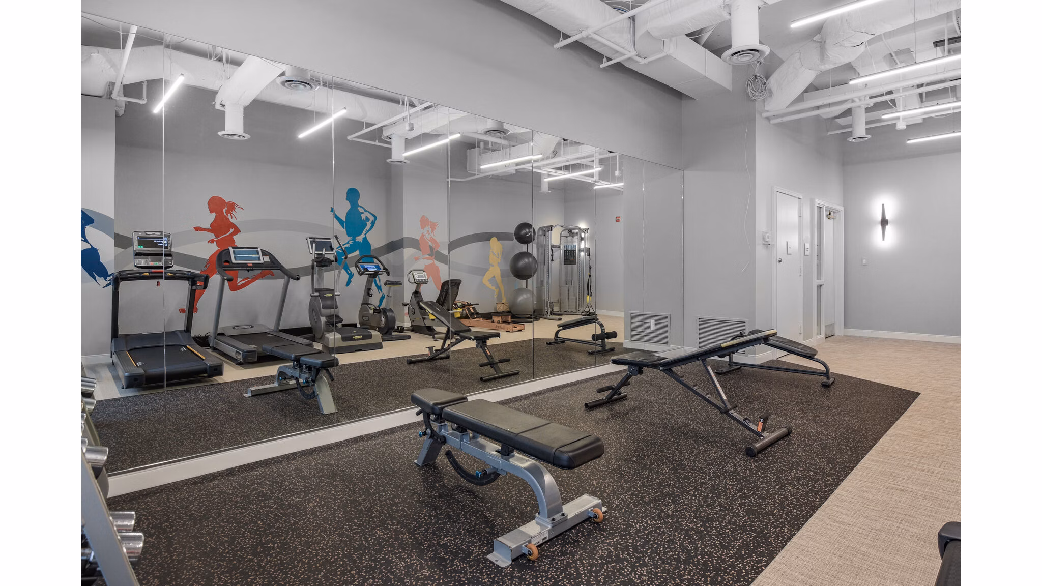 Fitness Center at Winston House Apartments