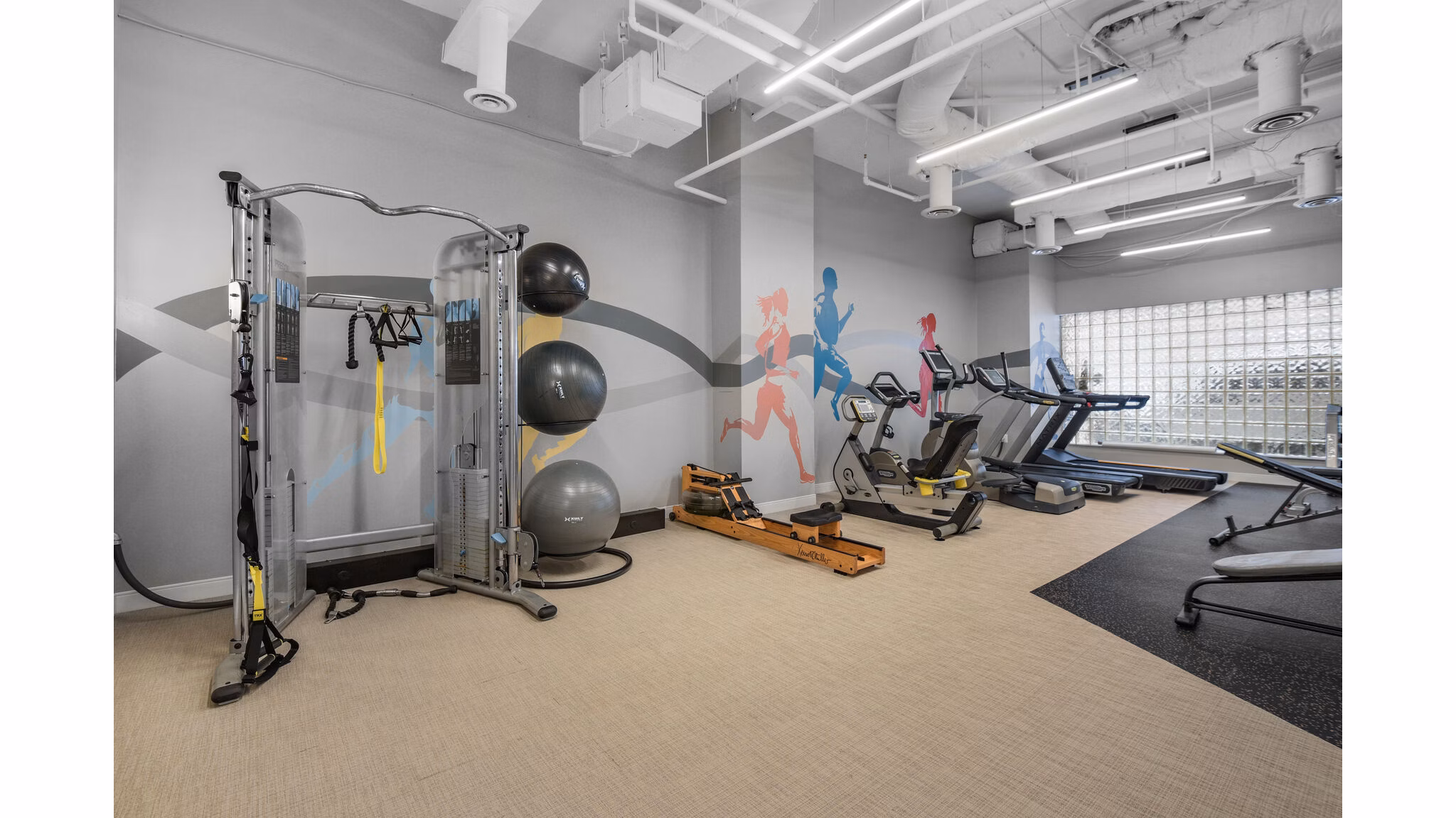 Fitness Center at Winston House Apartments